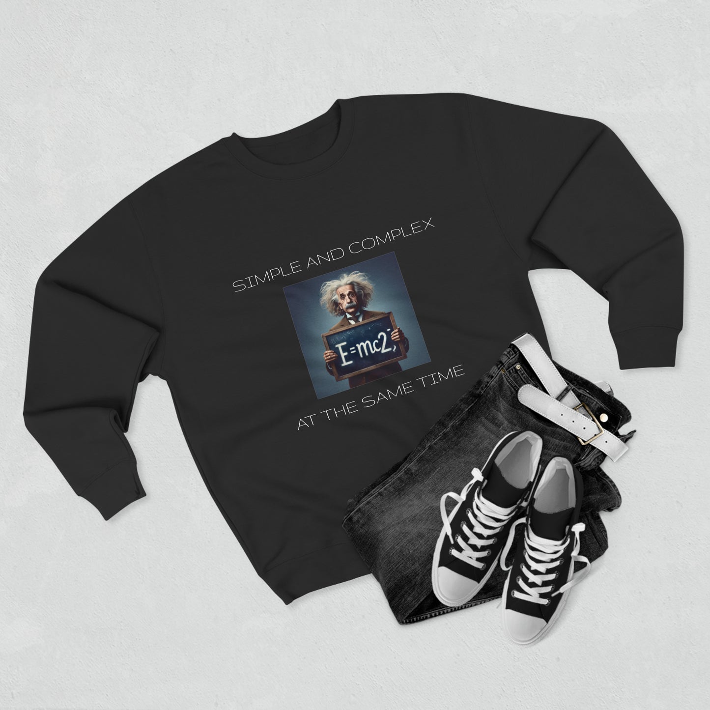Simple And Complex At The Same Time - Unisex Crewneck Sweatshirt
