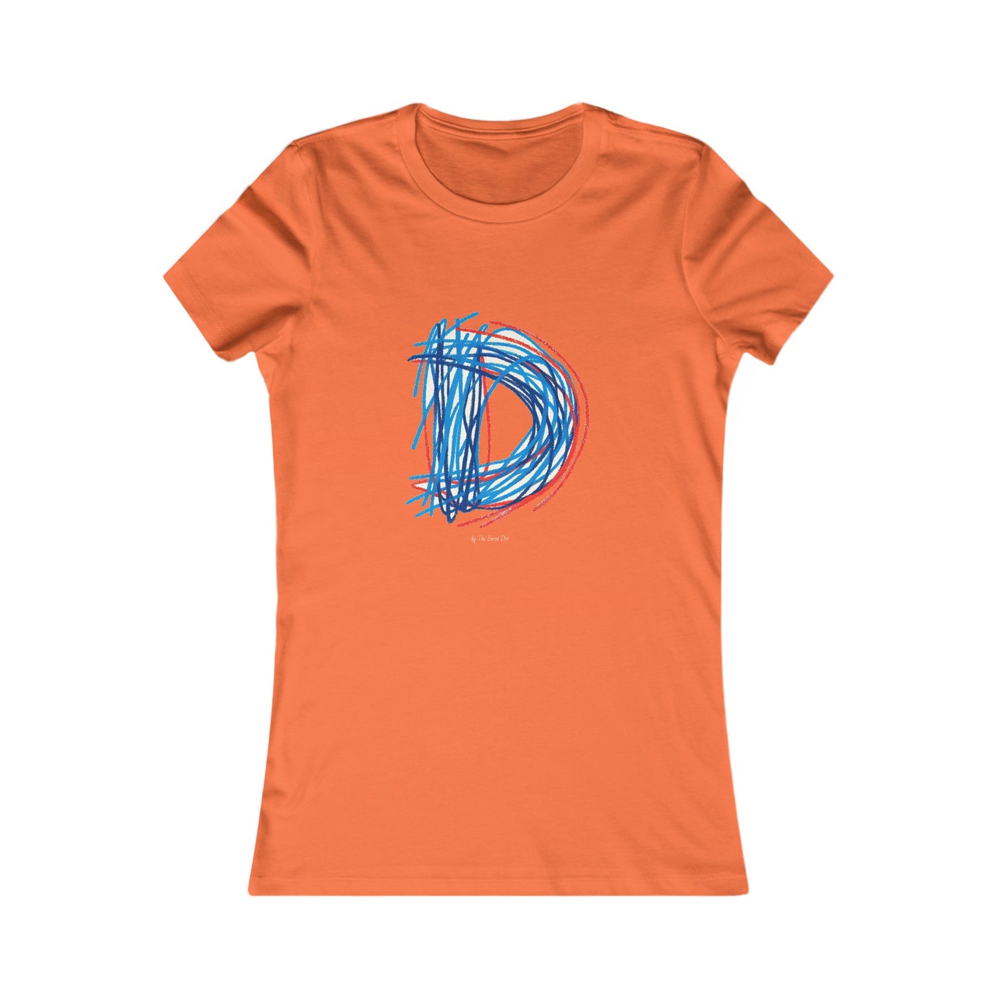 Scribbles (Letter D) T-shirt - Women's Favorite Tee
