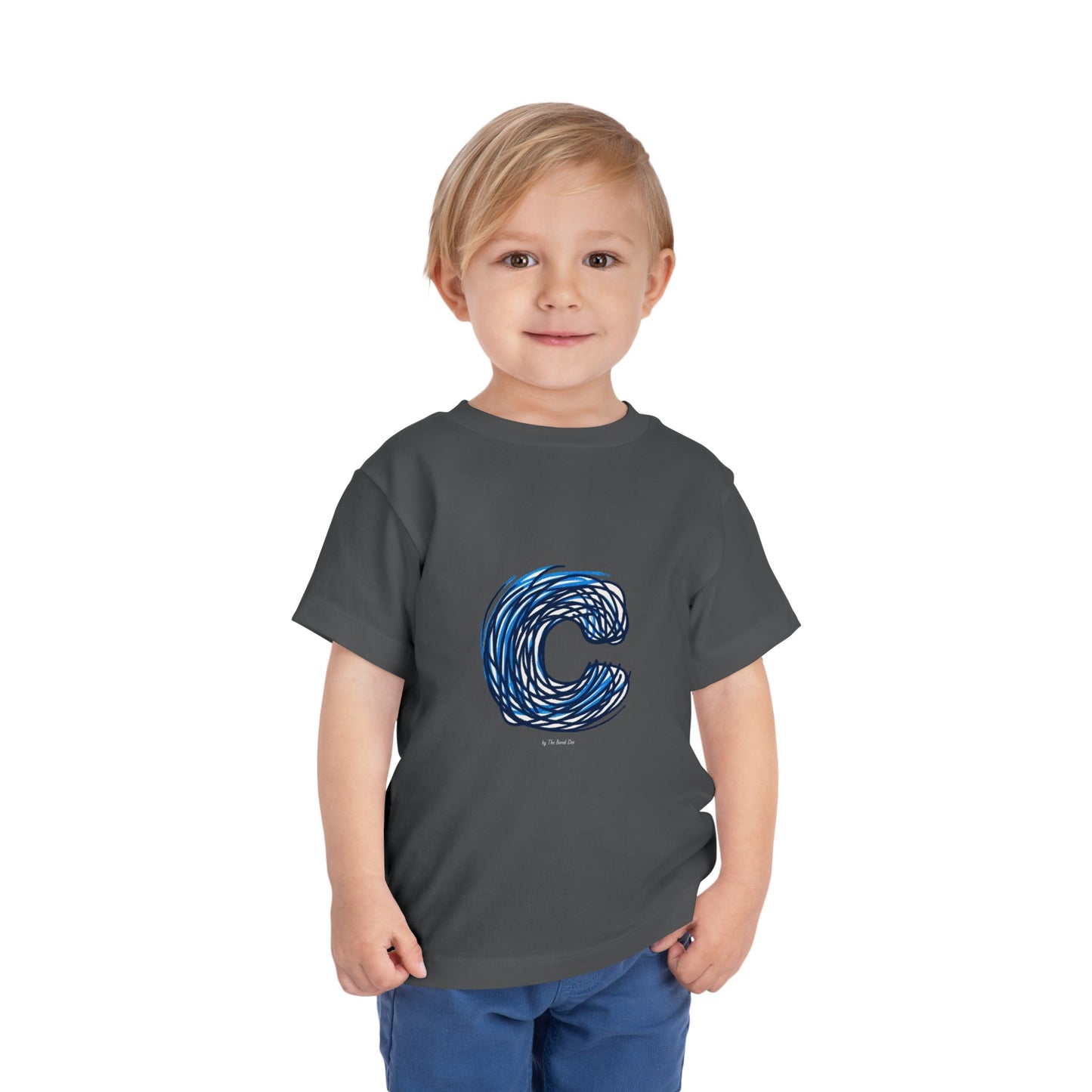 Scribbles (Letter C) T-Shirt - Toddler Short Sleeve Tee
