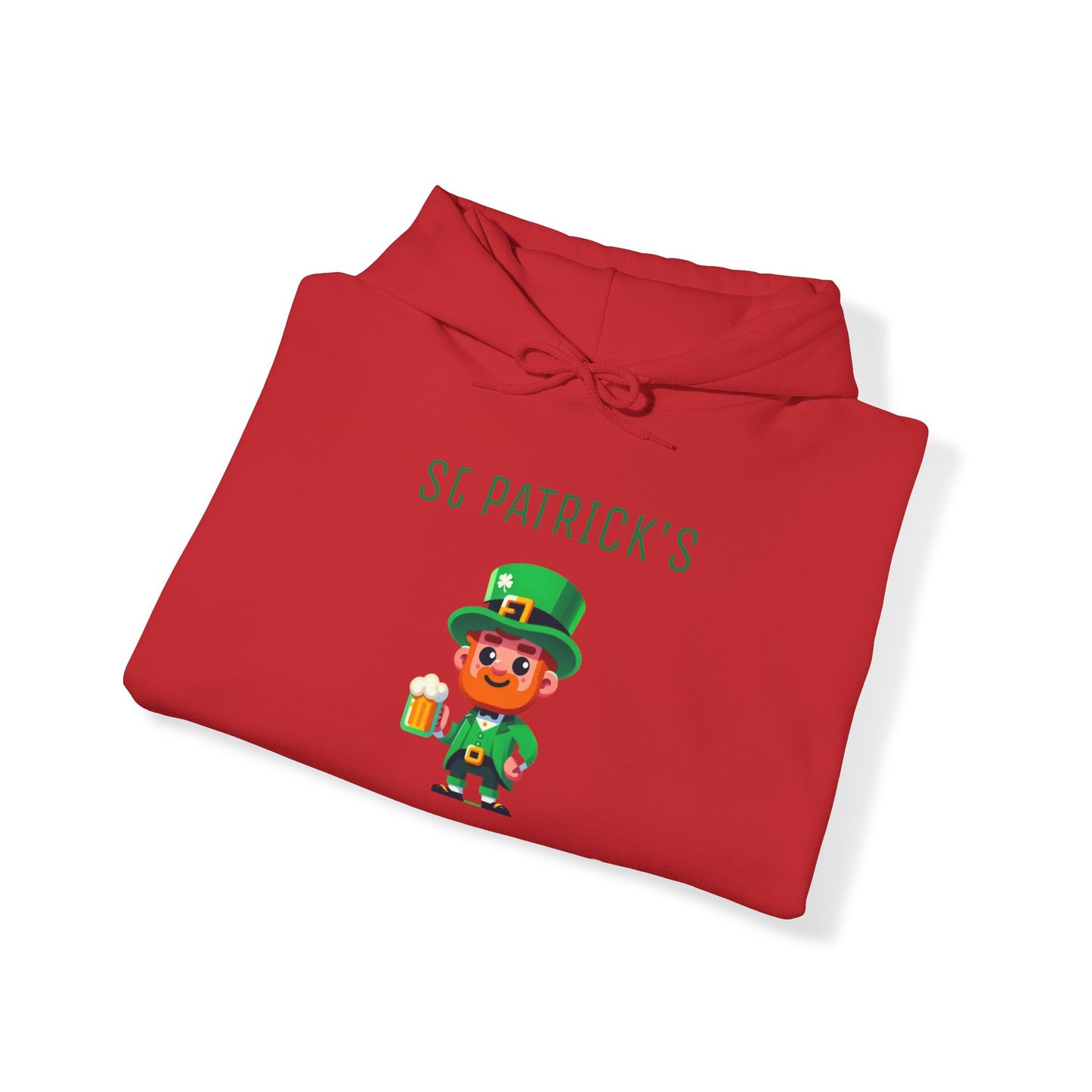 Saint Patrick's Is Here Male - Unisex Heavy Blend™ Hooded Sweatshirt