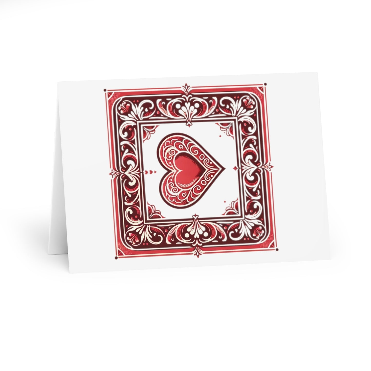 Love You Mom Forever (American English) - Greeting Cards (5 Pack)