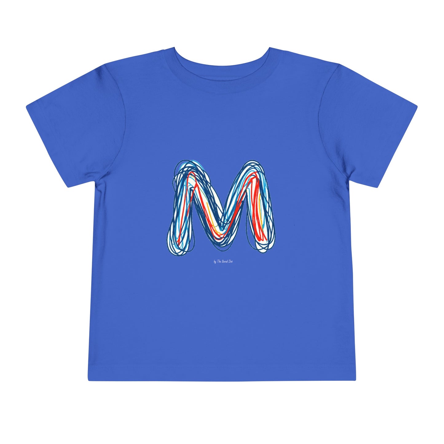 Scribbles (Letter M) T-Shirt - Toddler Short Sleeve Tee