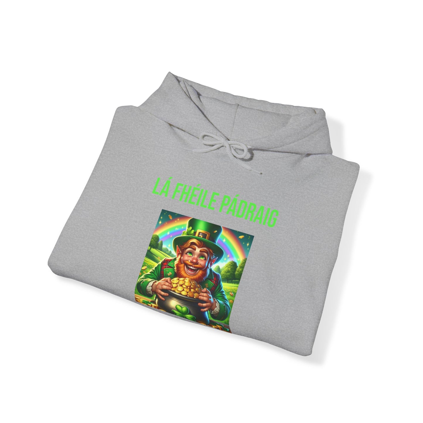 Lá fhéile Pádraig/St Patrick's Day - Unisex Heavy Blend™ Hooded Sweatshirt