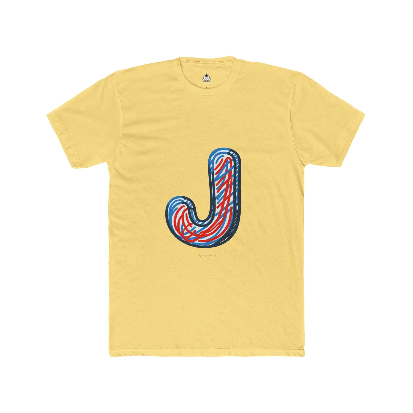Scribbles (Letter J) T-Shirt - Men