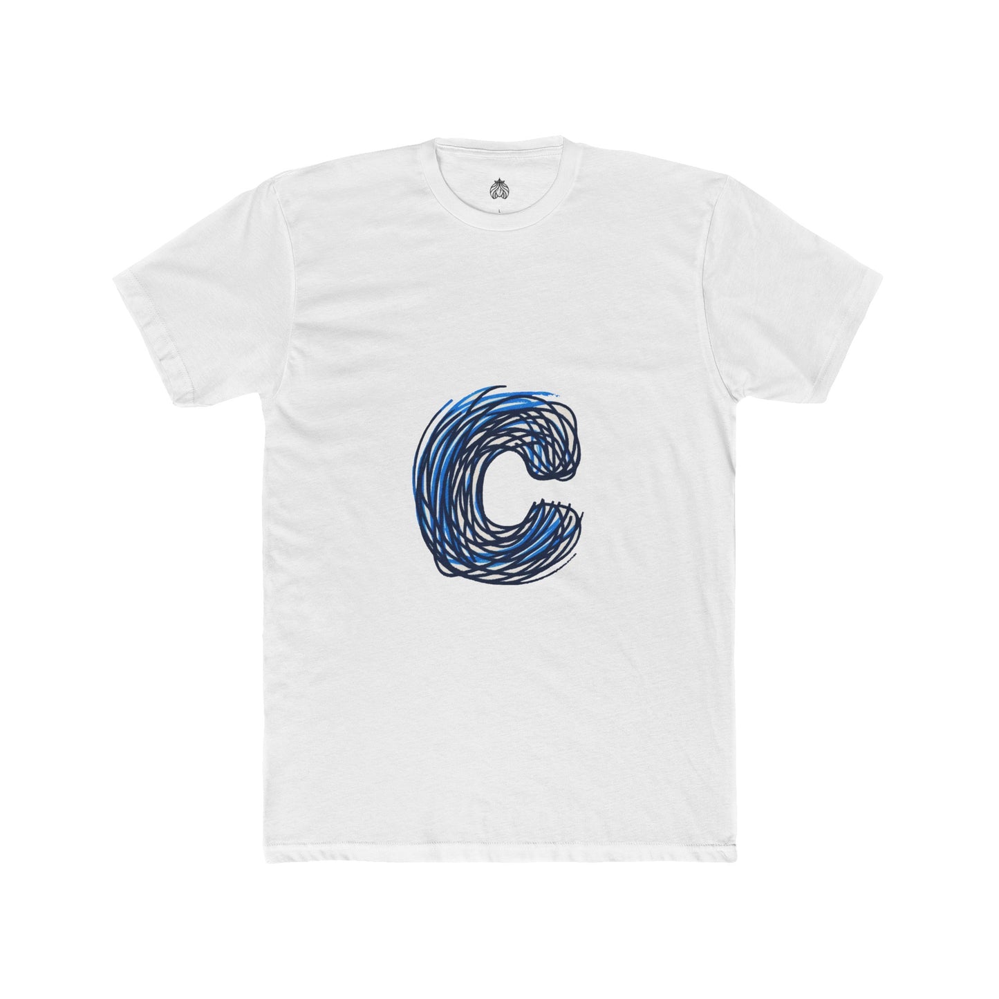 Scribbles (Letter C) T-Shirt - Men