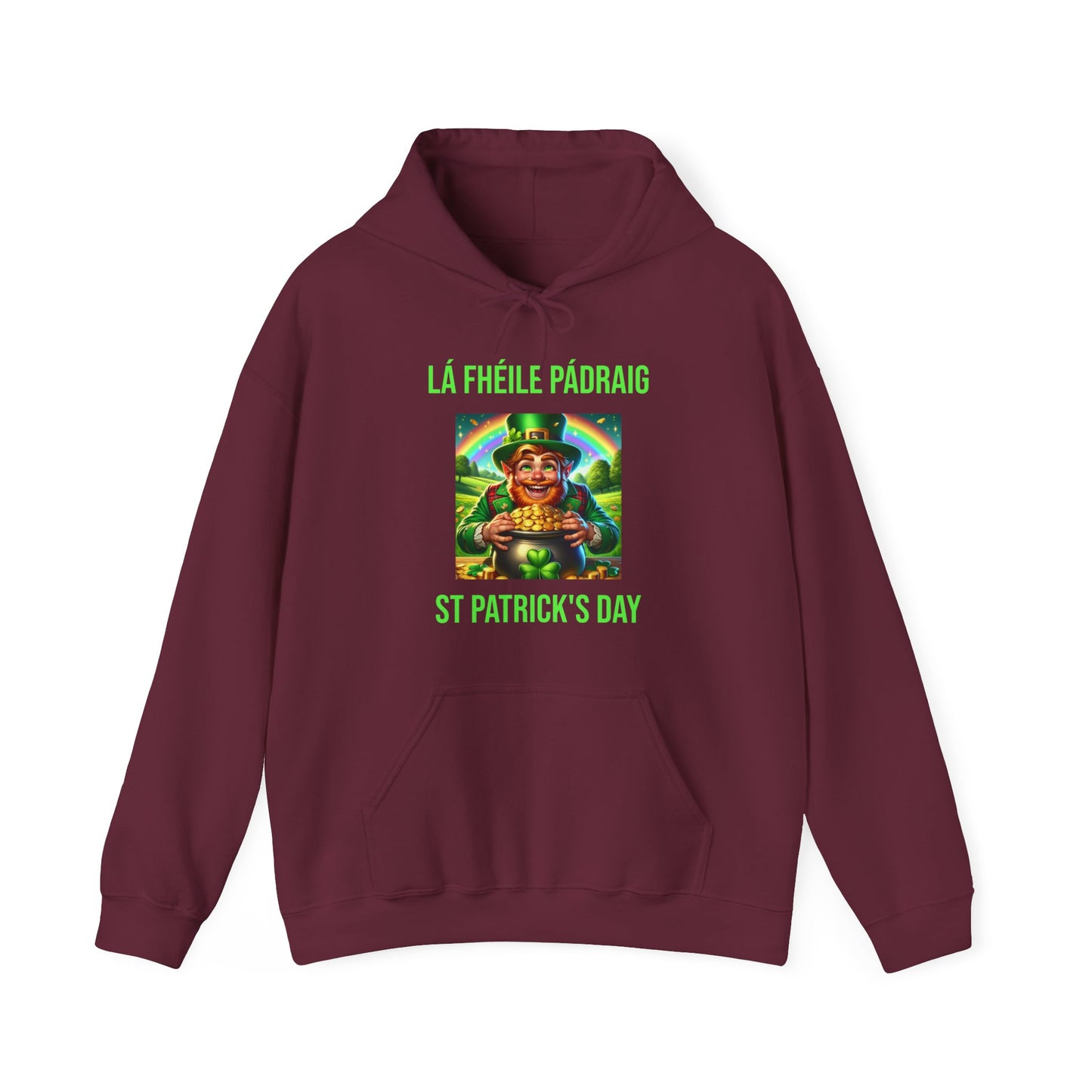 Lá fhéile Pádraig/St Patrick's Day - Unisex Heavy Blend™ Hooded Sweatshirt