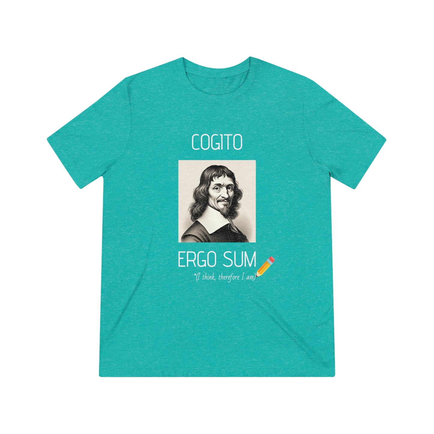 Cogito Ergo Sum (I Think Therefore I Am) - Unisex Triblend Tee