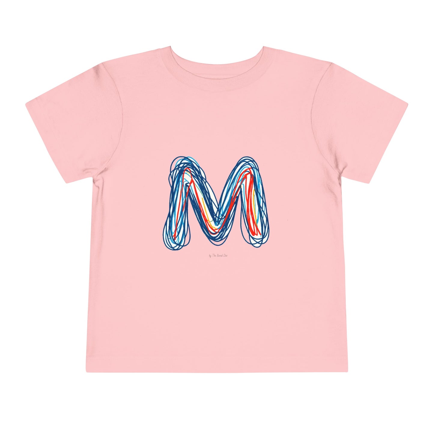 Scribbles (Letter M) T-Shirt - Toddler Short Sleeve Tee