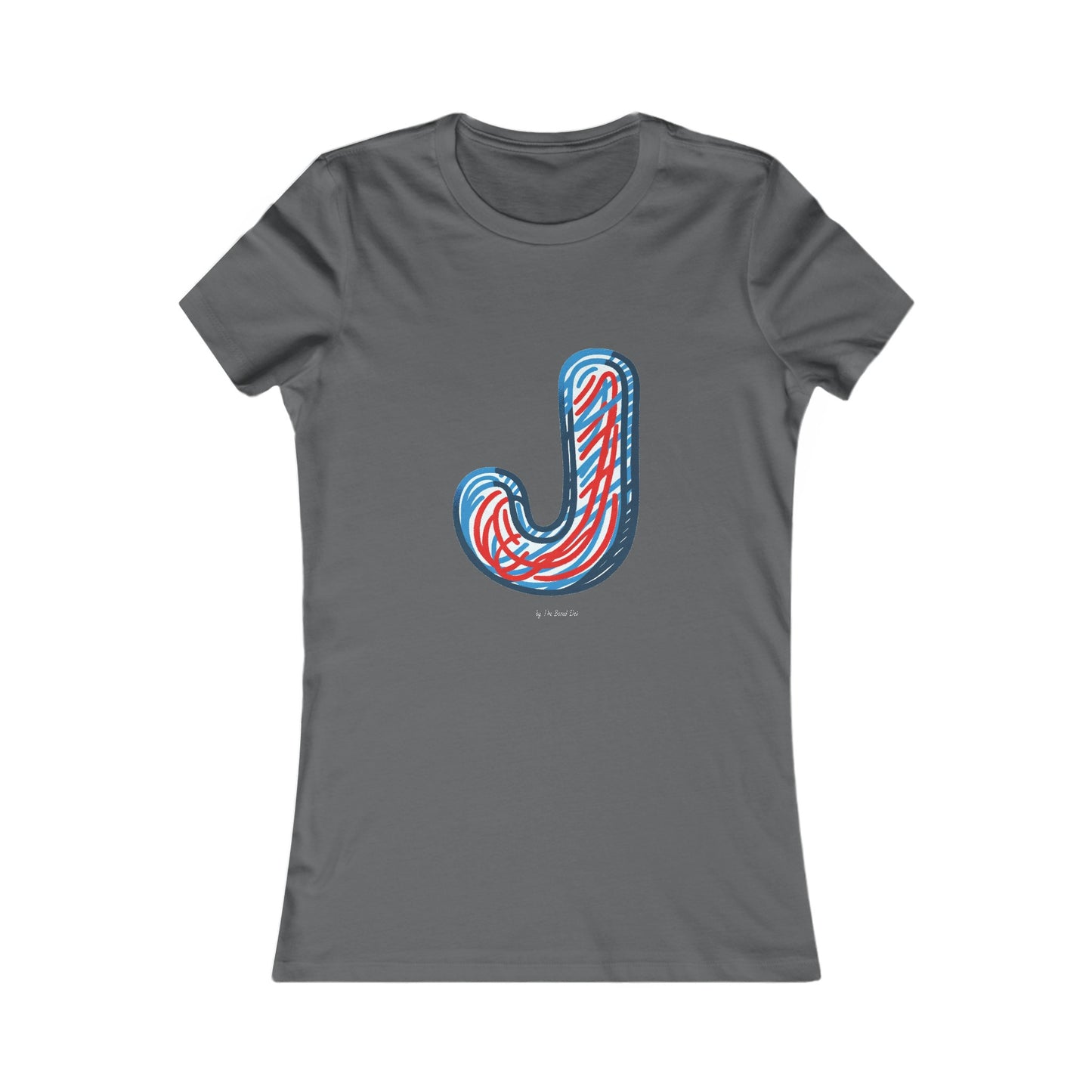 Scribbles (Letter J) T-shirt - Women's Favorite Tee