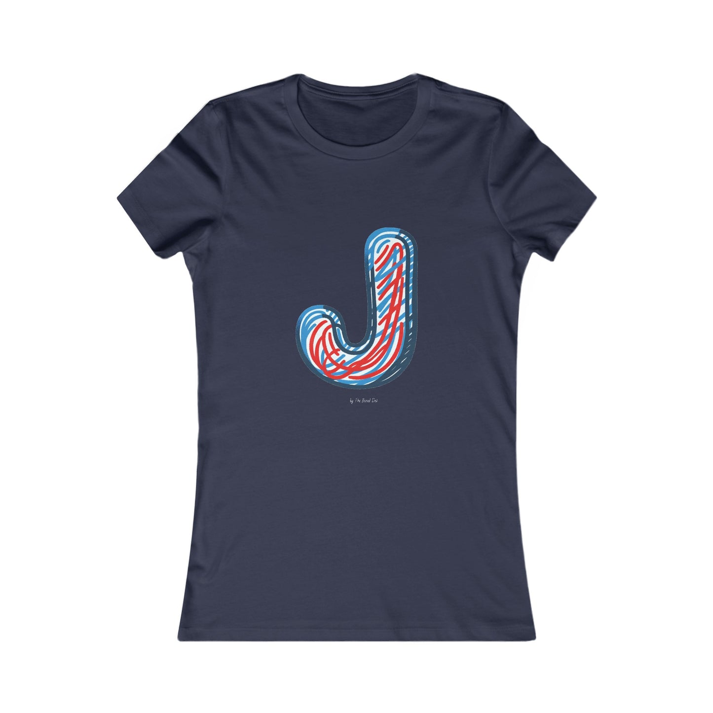 Scribbles (Letter J) T-shirt - Women's Favorite Tee