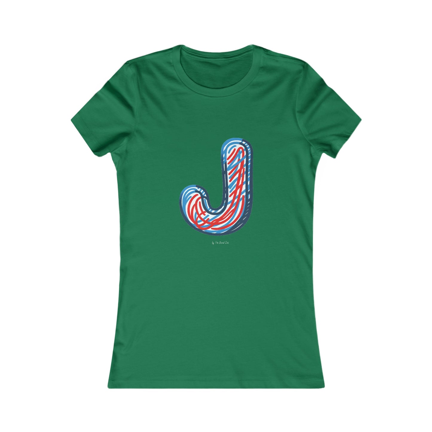 Scribbles (Letter J) T-shirt - Women's Favorite Tee