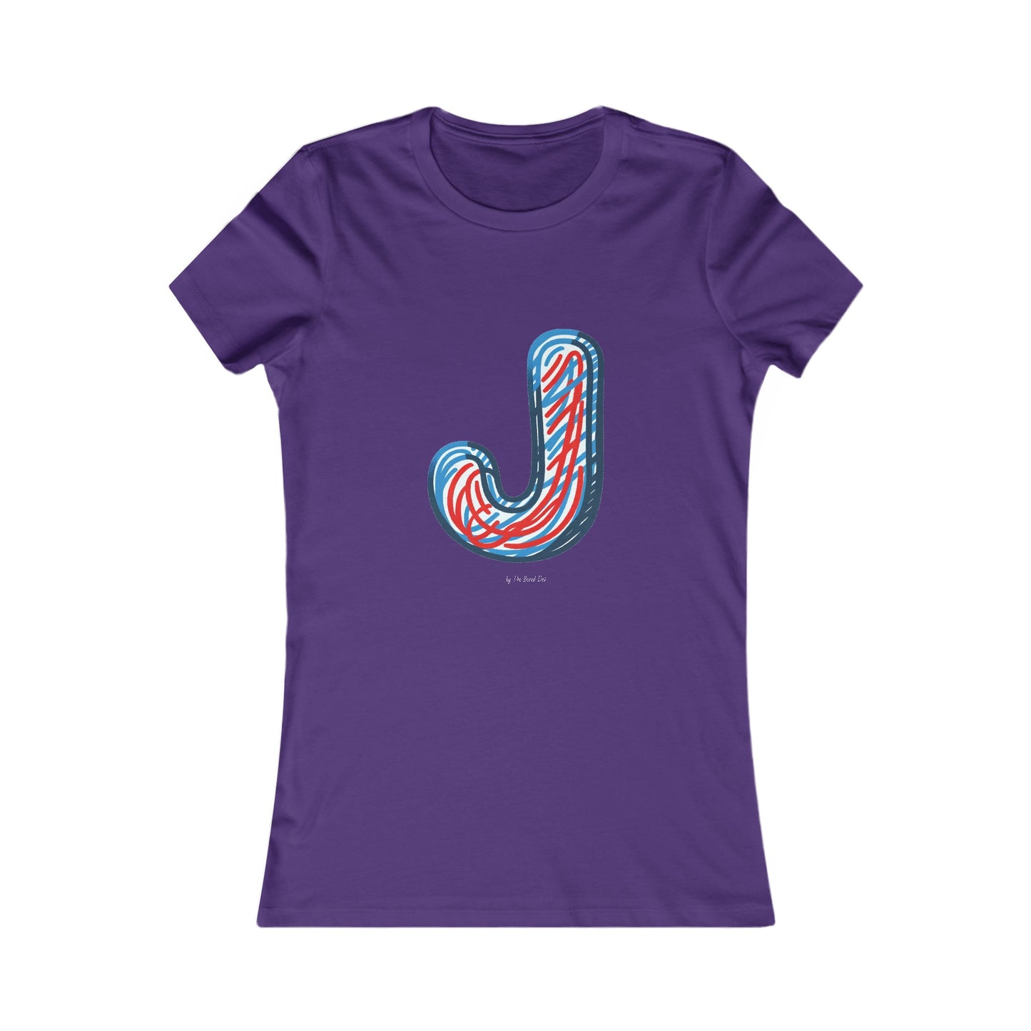 Scribbles (Letter J) T-shirt - Women's Favorite Tee