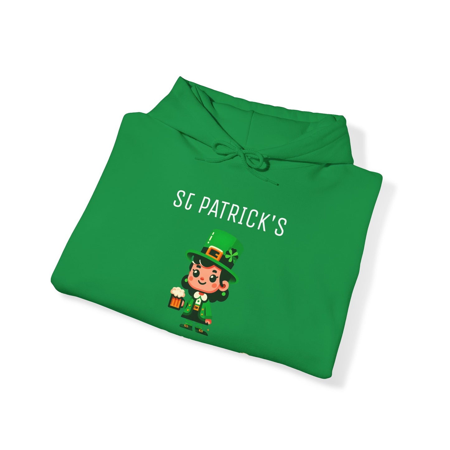 Saint Patrick's Is Here Female - Unisex Heavy Blend™ Hooded Sweatshirt