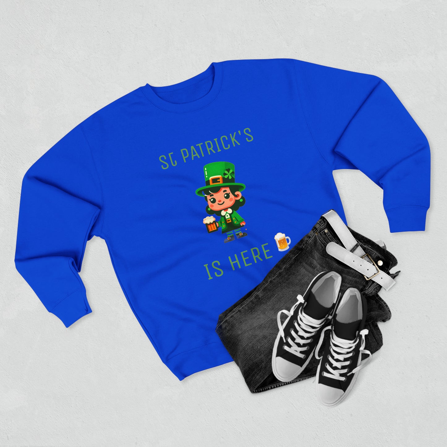 Saint Patrick's Is Here - Unisex Crewneck Sweatshirt