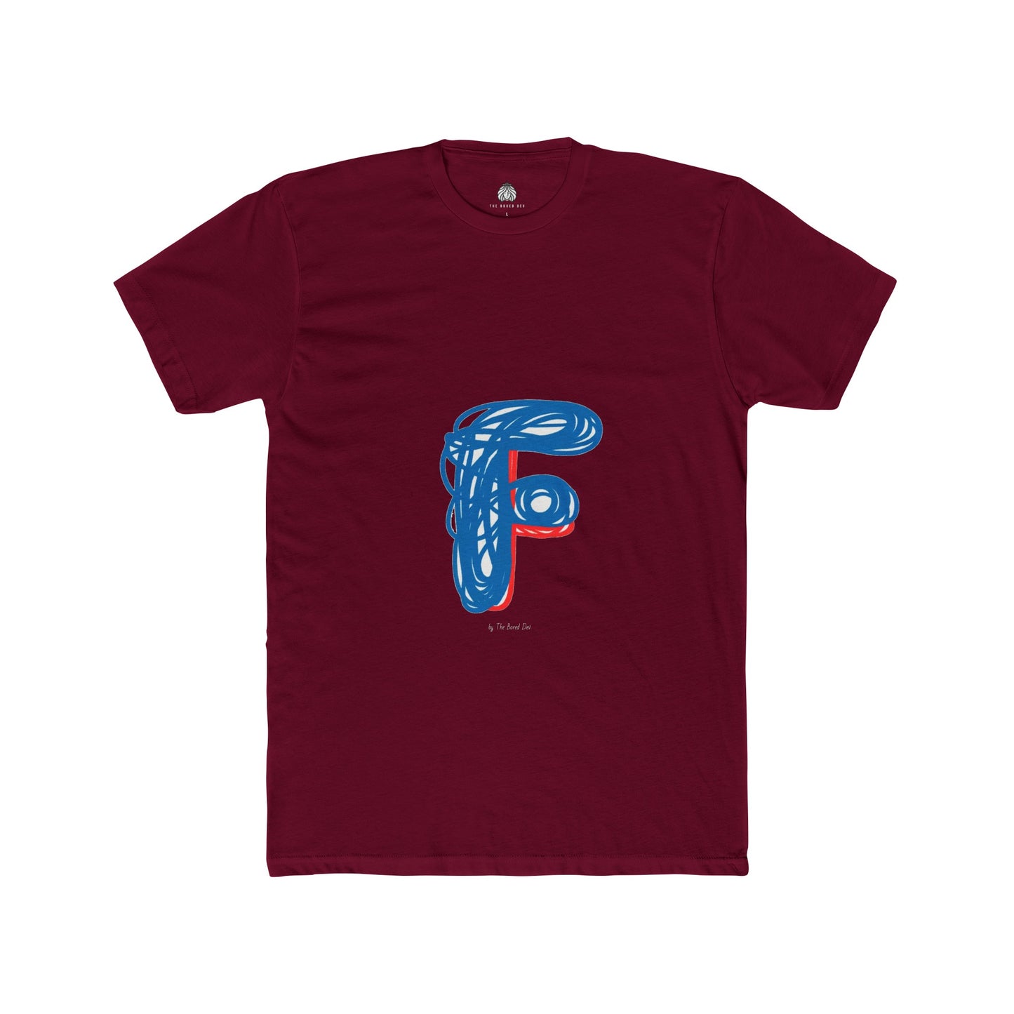 Scribbles (Letter F) T-Shirt - Men
