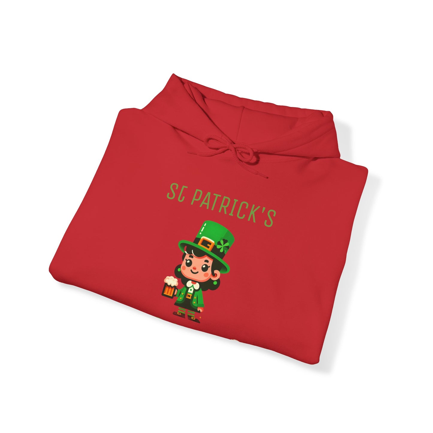 Saint Patrick's Is Here Female - Unisex Heavy Blend™ Hooded Sweatshirt