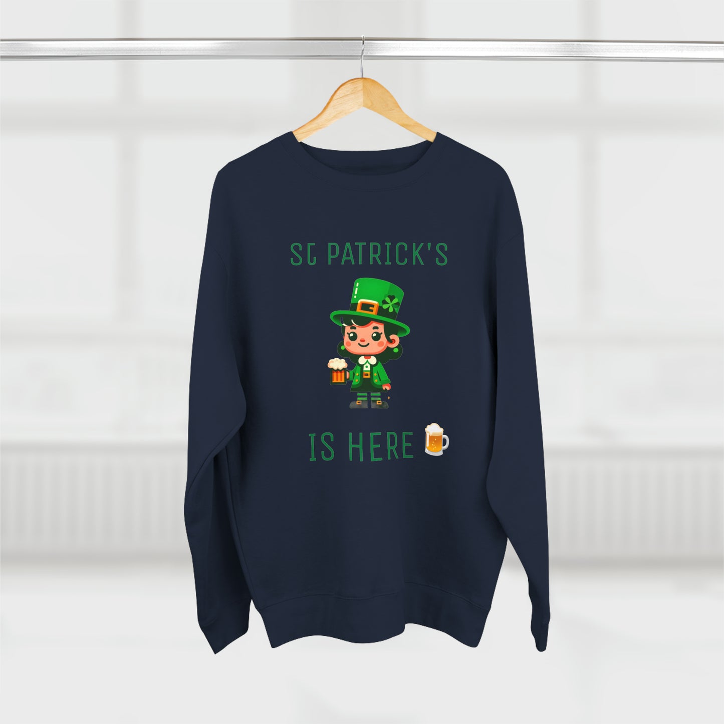 Saint Patrick's Is Here - Unisex Crewneck Sweatshirt