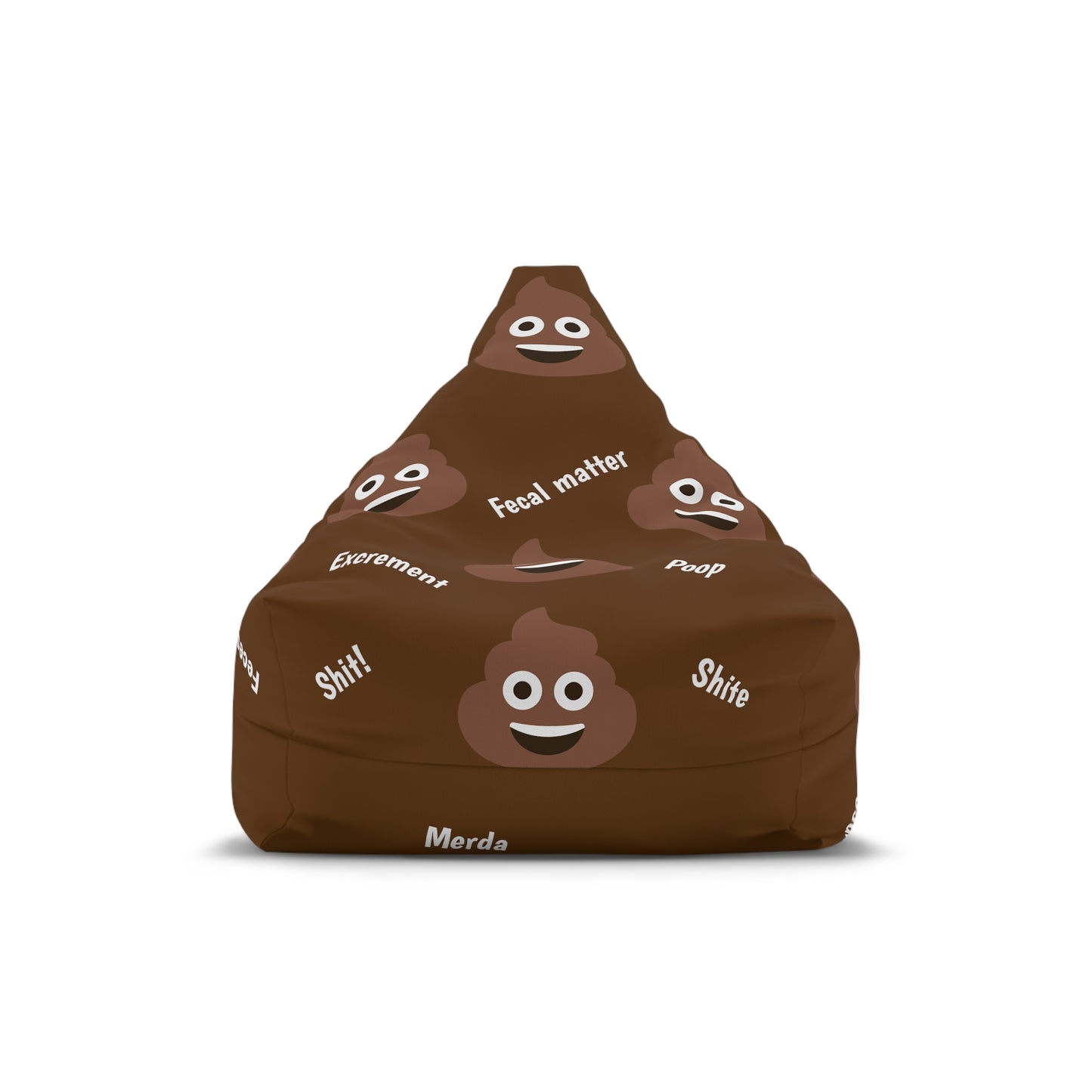 Funny Shit Bean Bag Chair Cover
