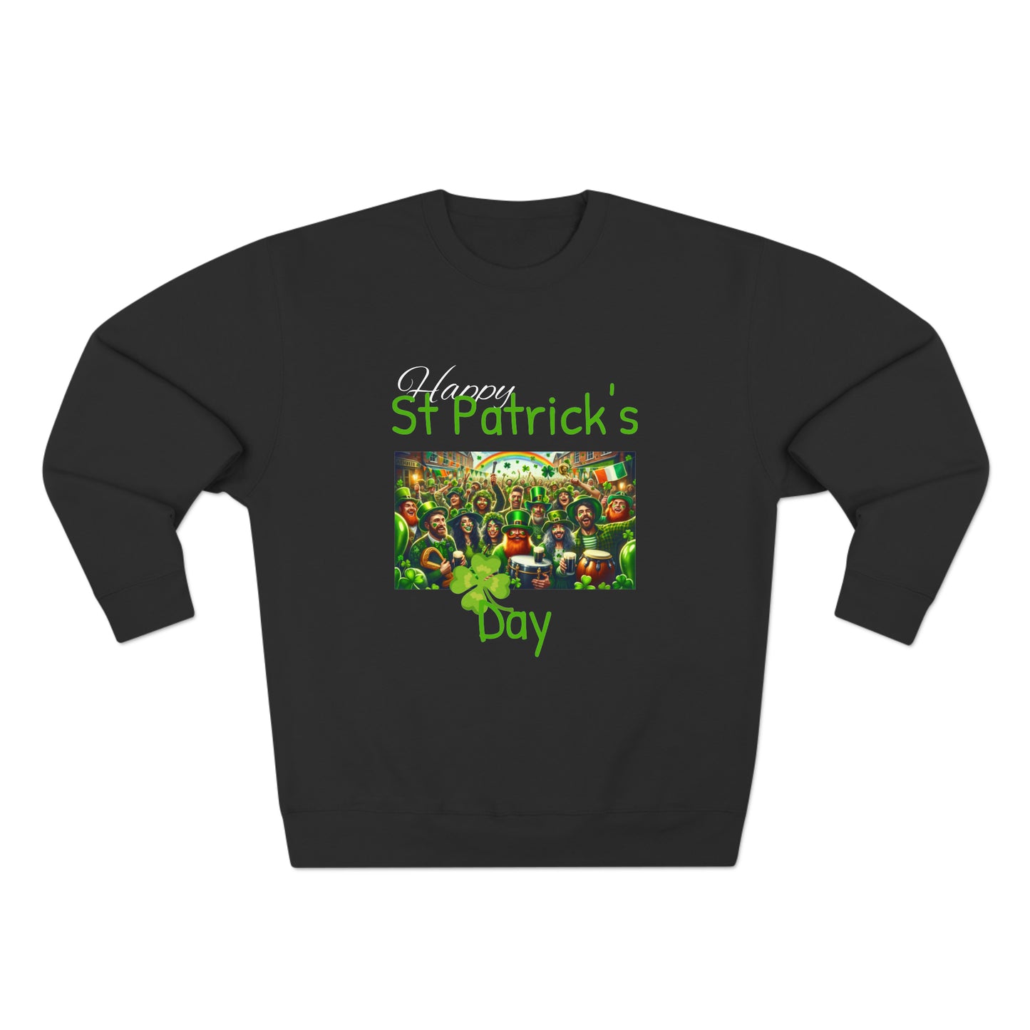 Happy St Patrick's Day - Unisex Crewneck Sweatshirt