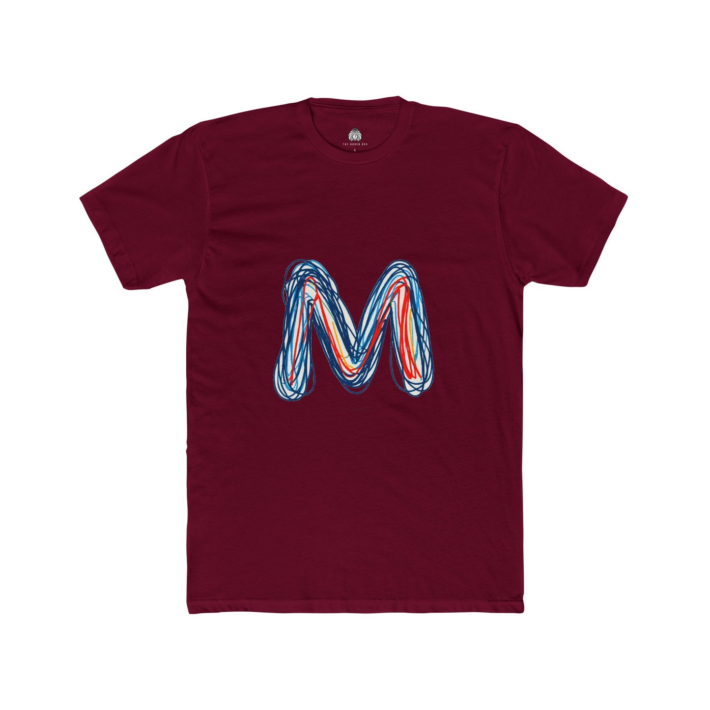 Scribbles (Letter M) T-Shirt - Men