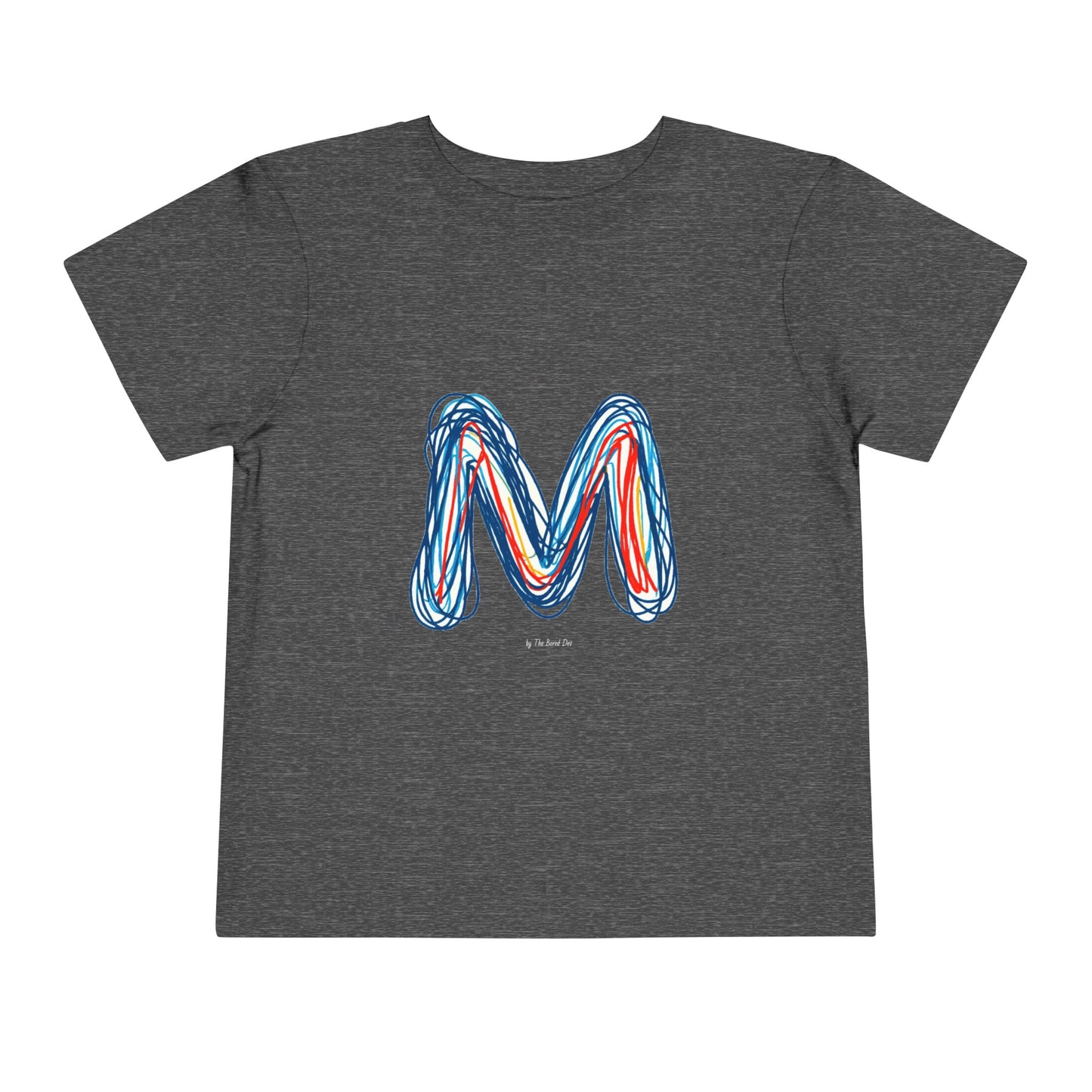 Scribbles (Letter M) T-Shirt - Toddler Short Sleeve Tee