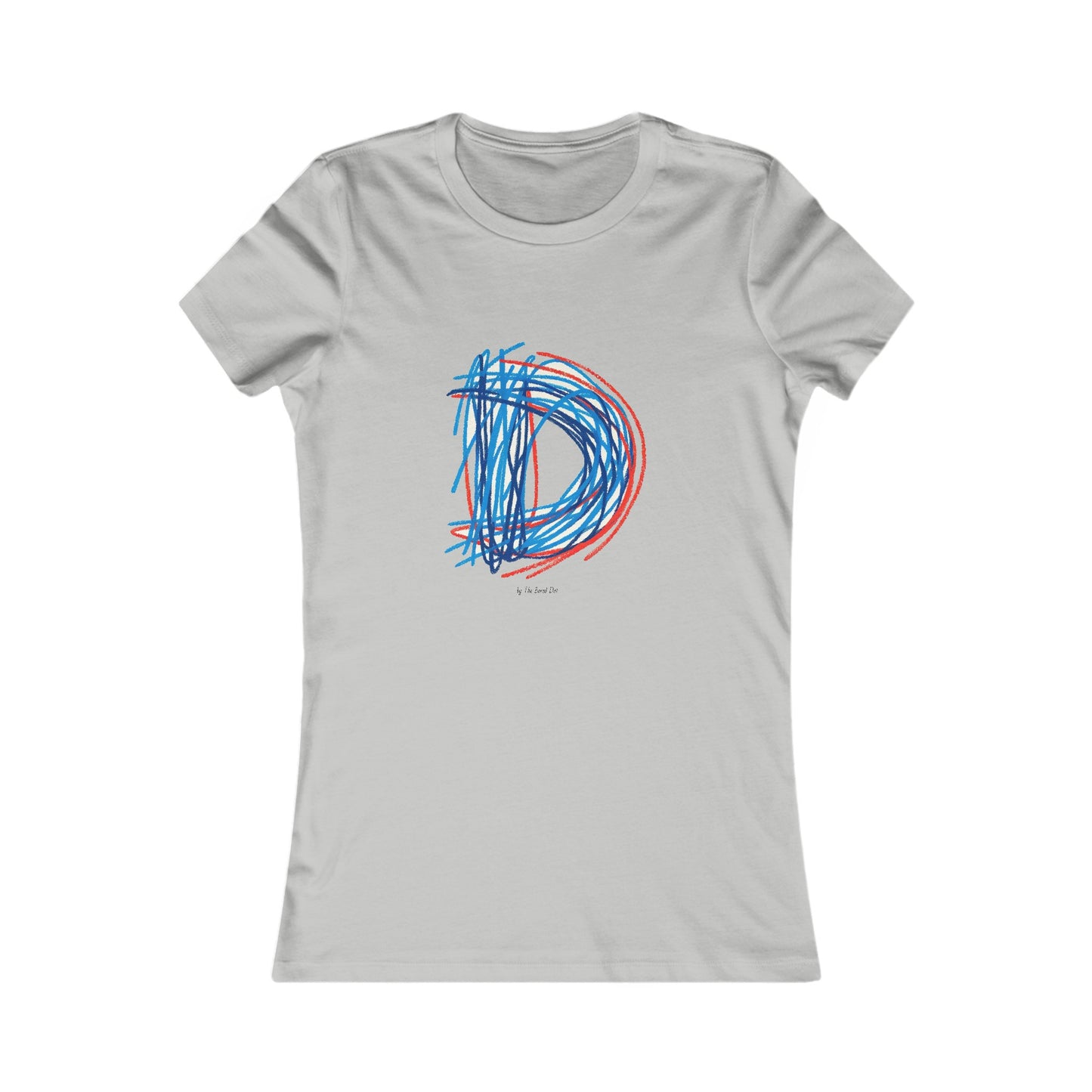 Scribbles (Letter D) T-shirt - Women's Favorite Tee