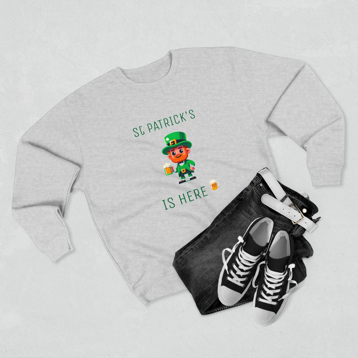 Saint Patrick's Is Here - Unisex Crewneck Sweatshirt