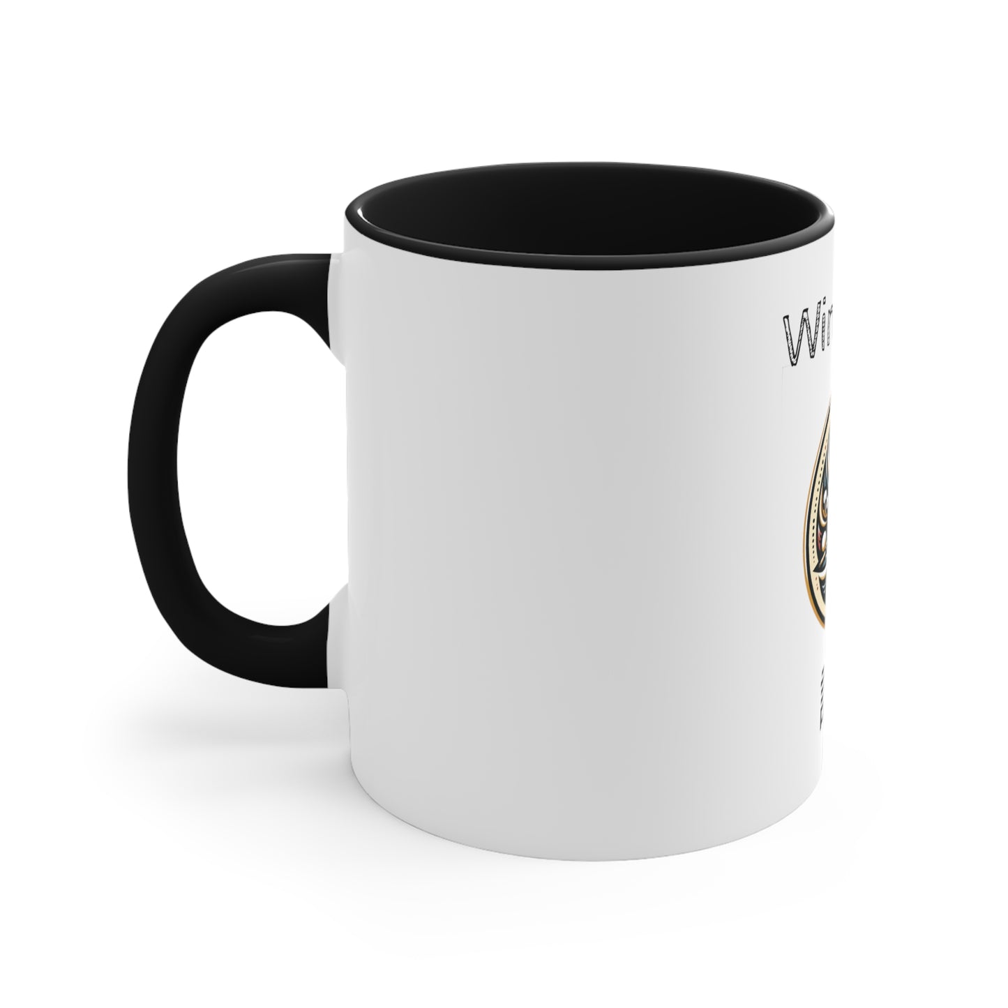 Wing Chun Colorful Emblem - Accent Coffee Mug, 11oz