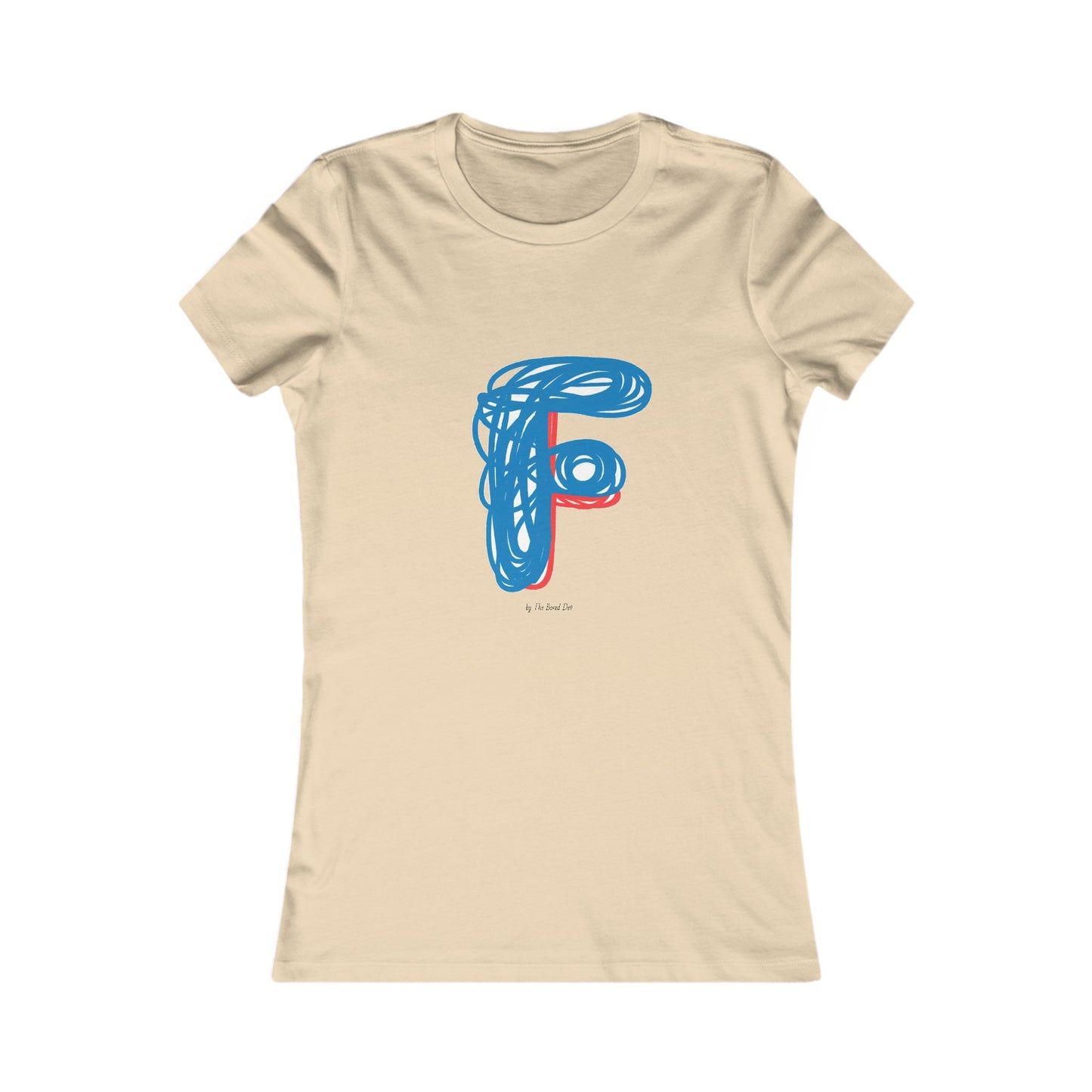 Scribbles (Letter F) T-shirt - Women's Favorite Tee