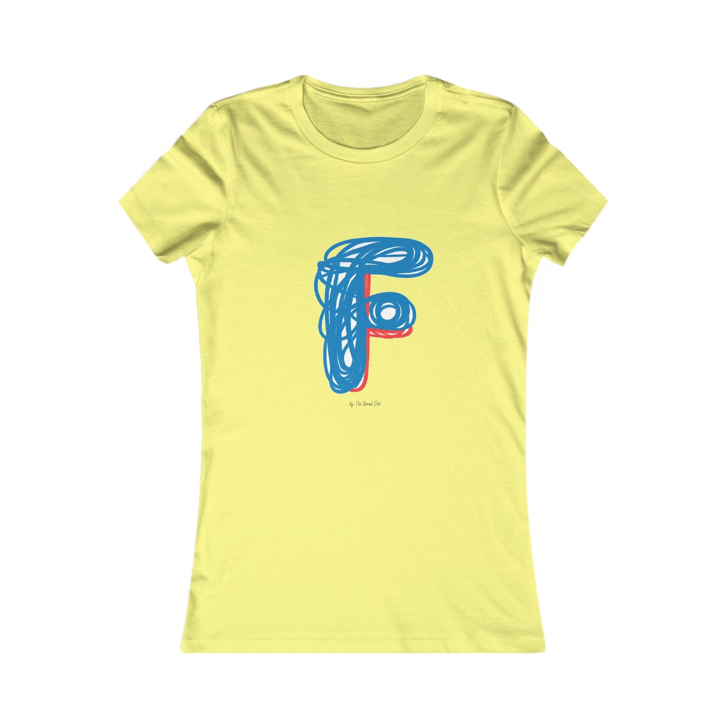 Scribbles (Letter F) T-shirt - Women's Favorite Tee