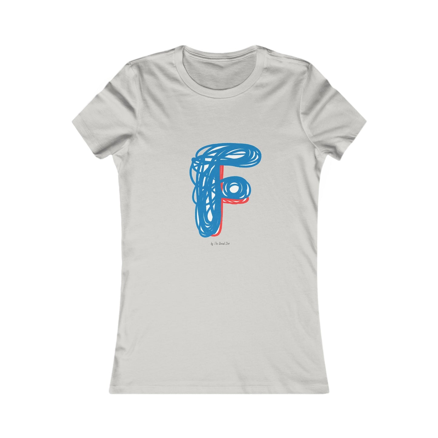 Scribbles (Letter F) T-shirt - Women's Favorite Tee