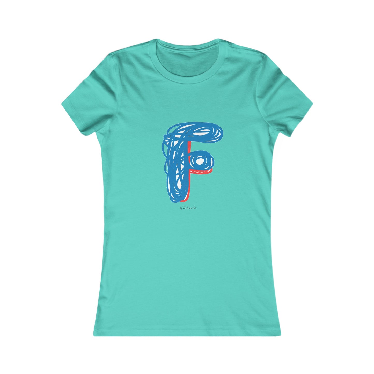 Scribbles (Letter F) T-shirt - Women's Favorite Tee