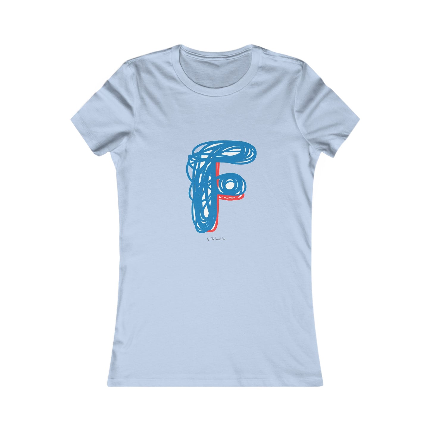 Scribbles (Letter F) T-shirt - Women's Favorite Tee