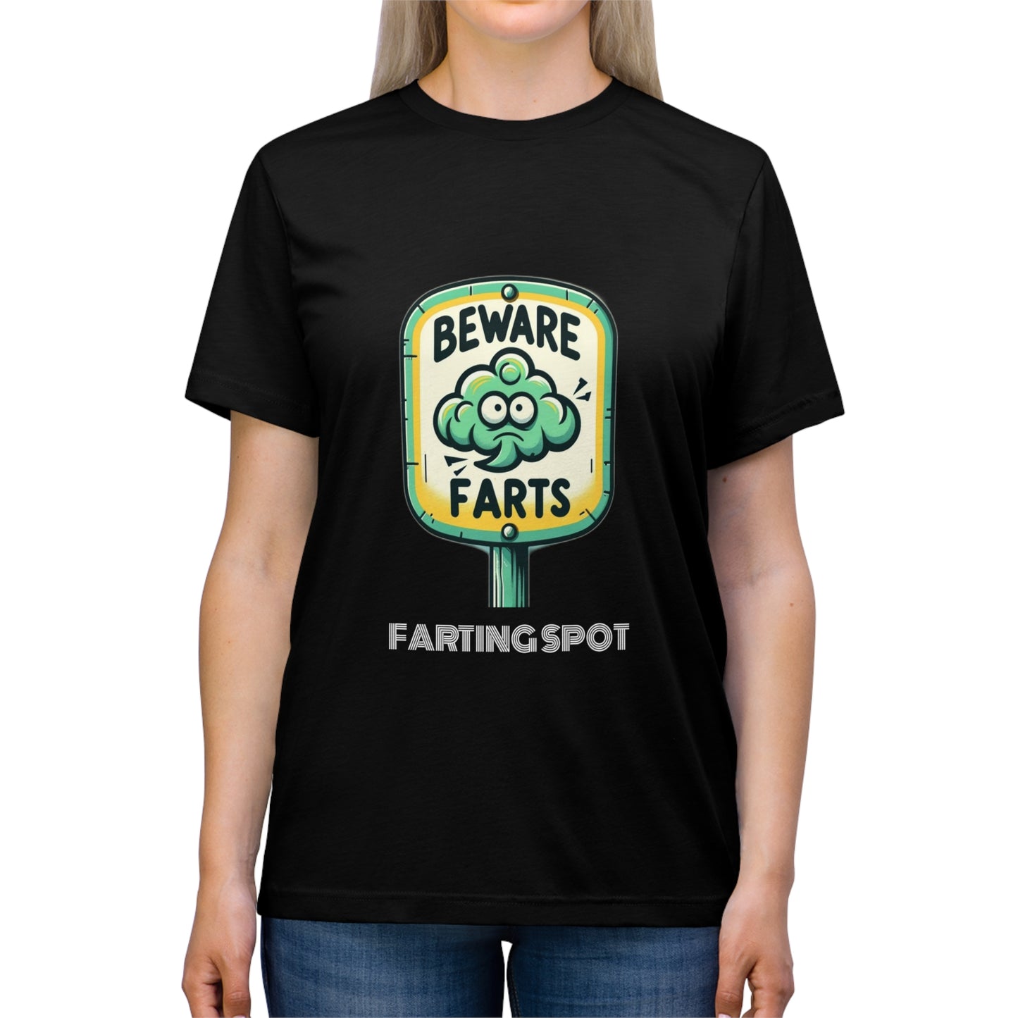 Beware Farts Farting Spot - Unisex Triblend Tee