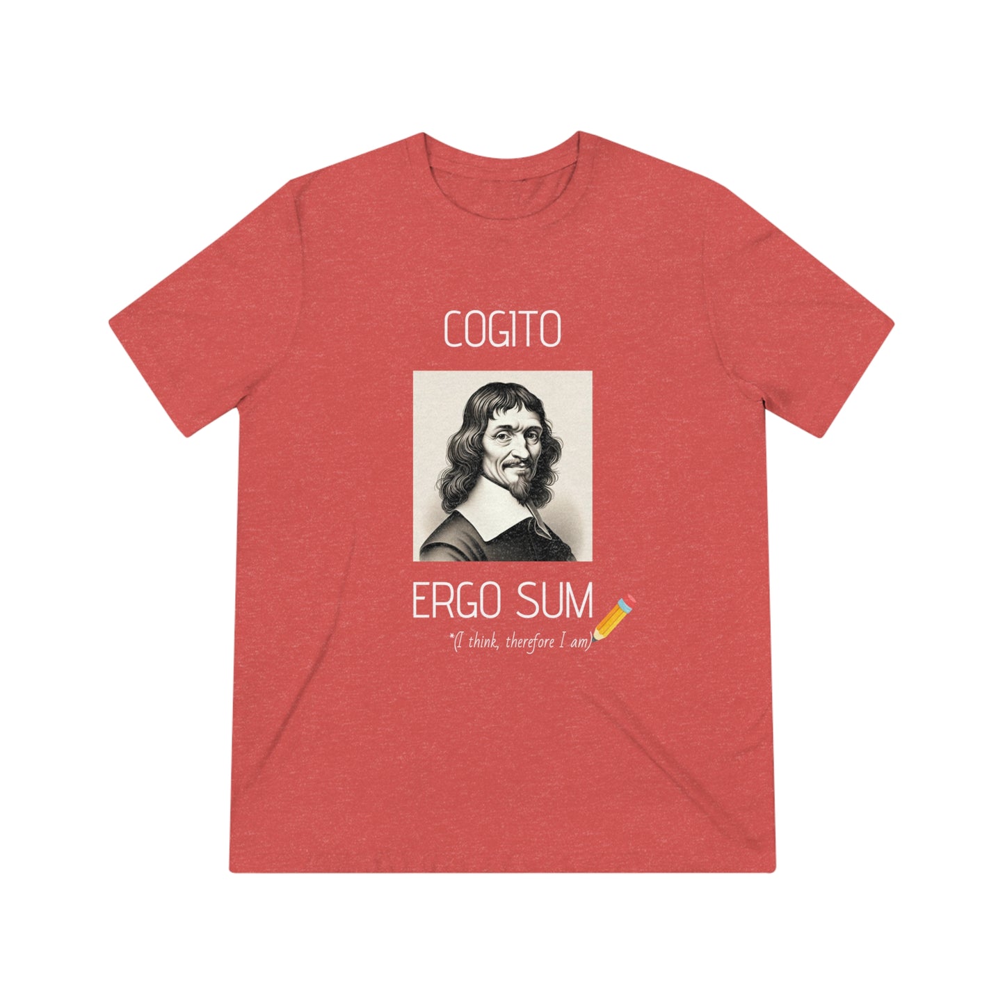 Cogito Ergo Sum (I Think Therefore I Am) - Unisex Triblend Tee