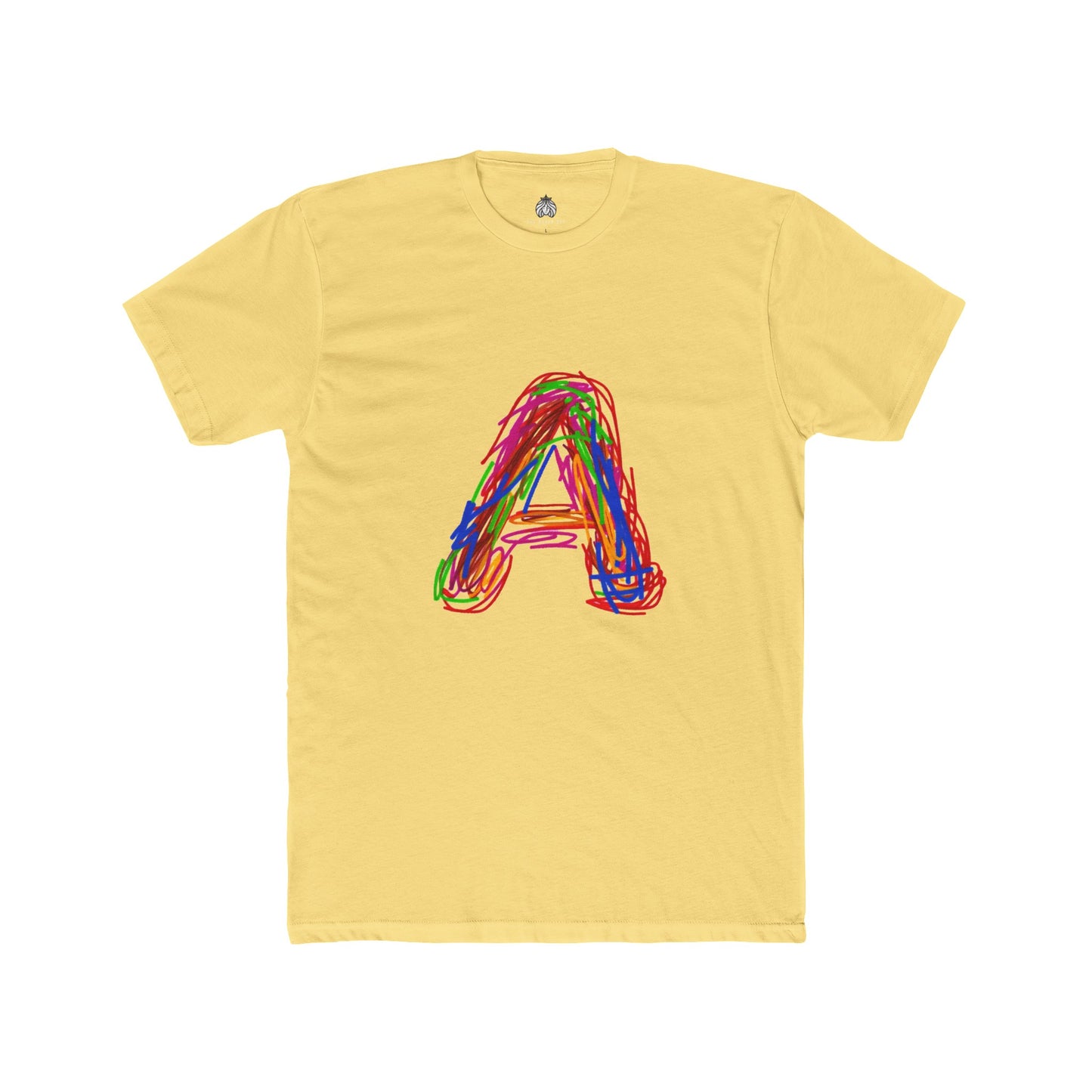 Scribbles (Letter A) T-Shirt - Men