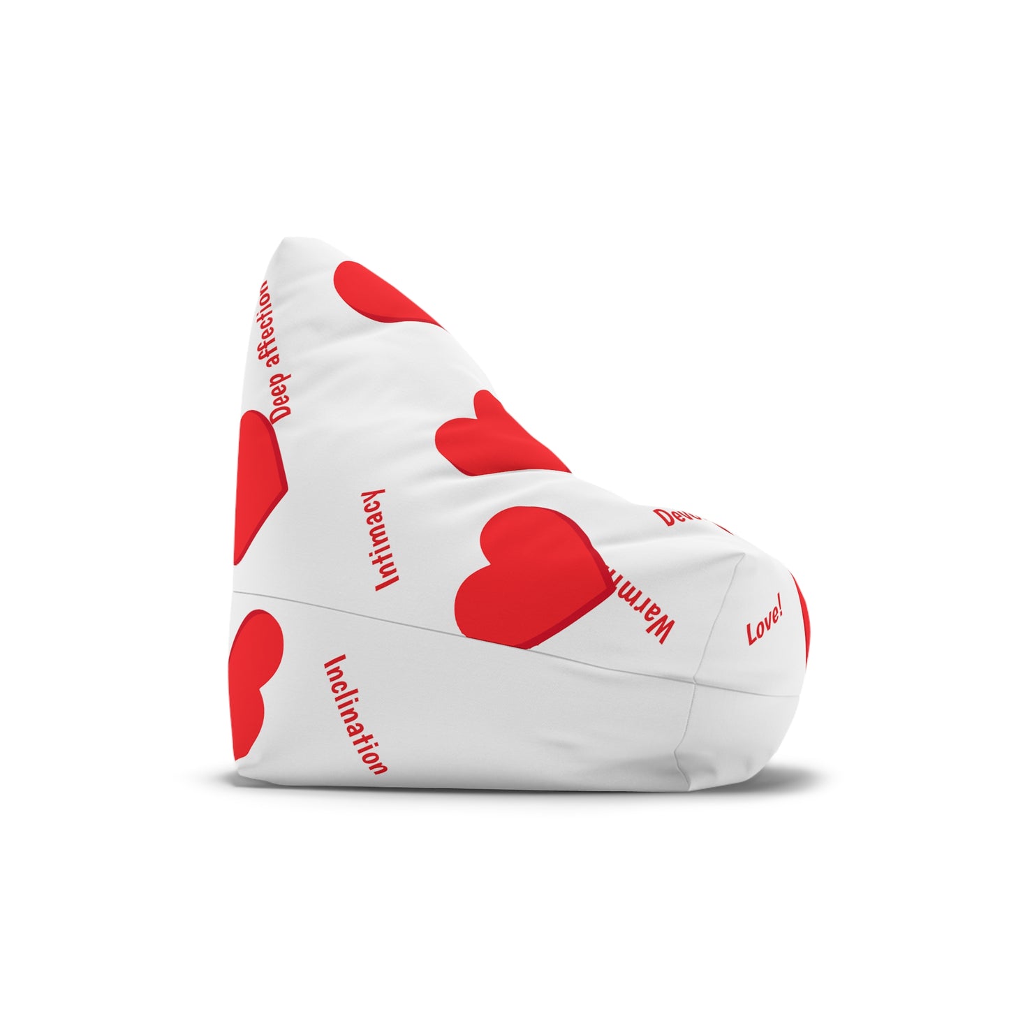 Love Love Love Bean Bag Chair Cover