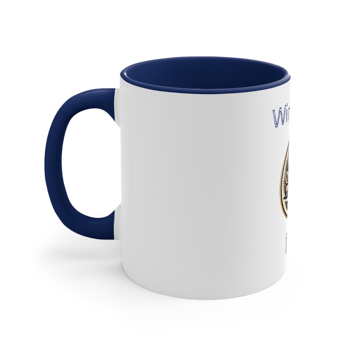 Wing Chun Colorful Emblem - Accent Coffee Mug, 11oz
