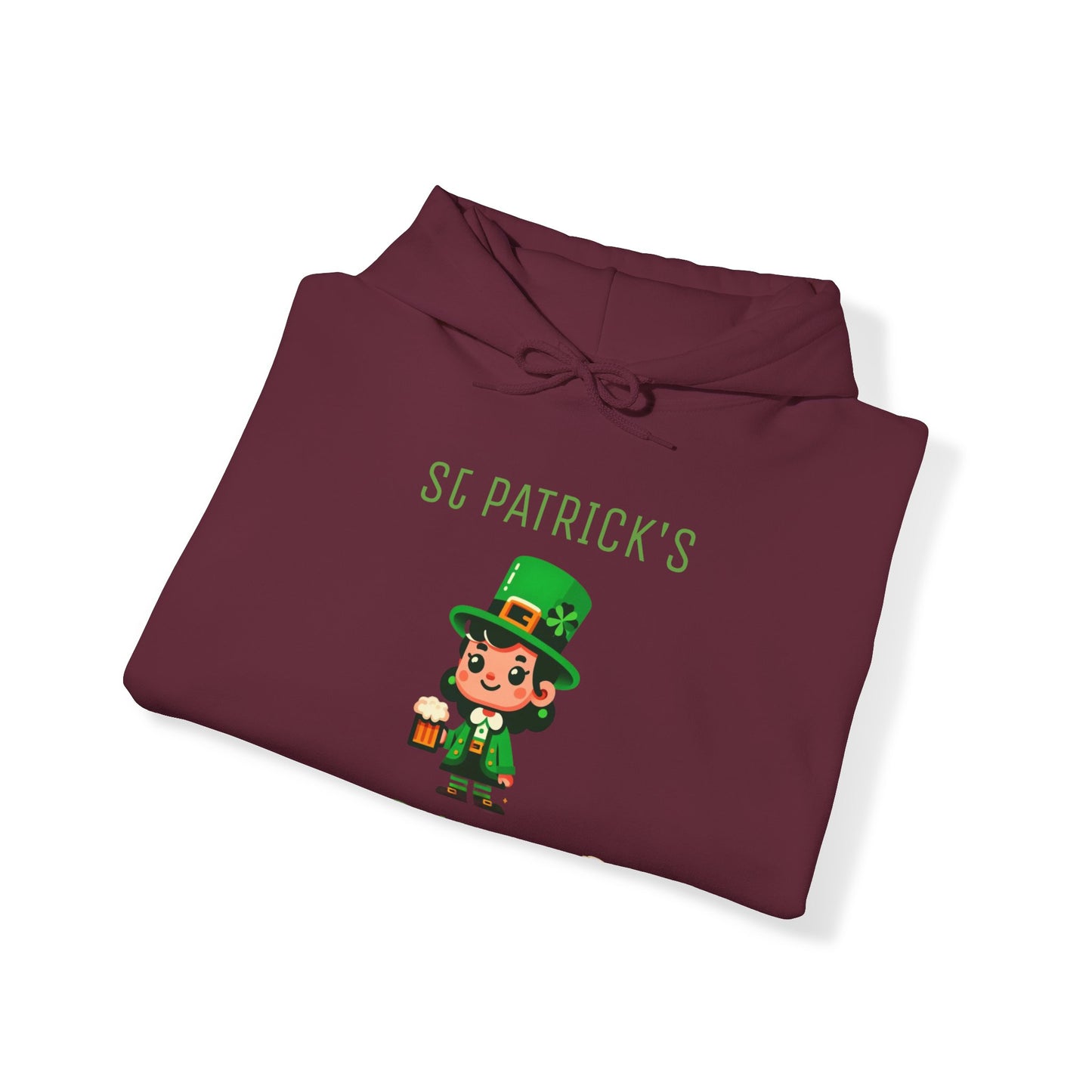 Saint Patrick's Is Here Female - Unisex Heavy Blend™ Hooded Sweatshirt