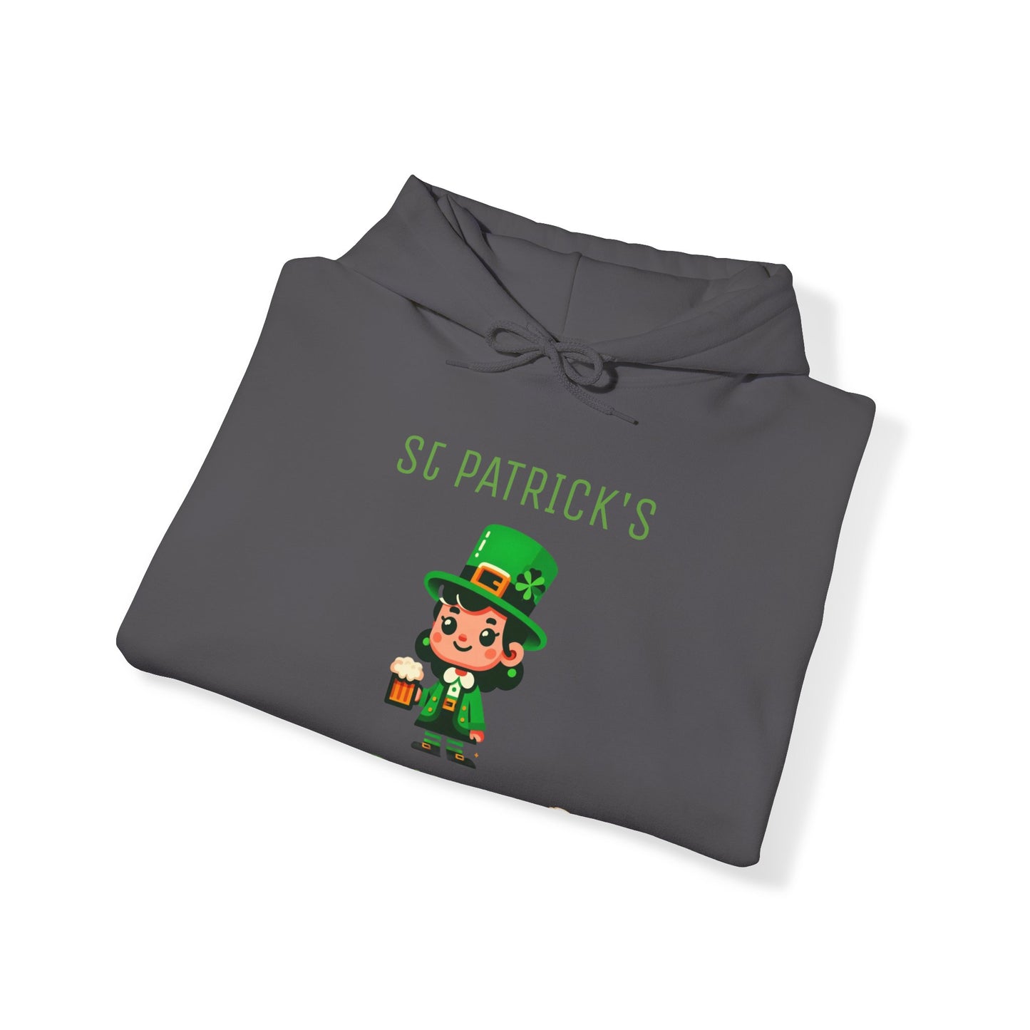Saint Patrick's Is Here Female - Unisex Heavy Blend™ Hooded Sweatshirt