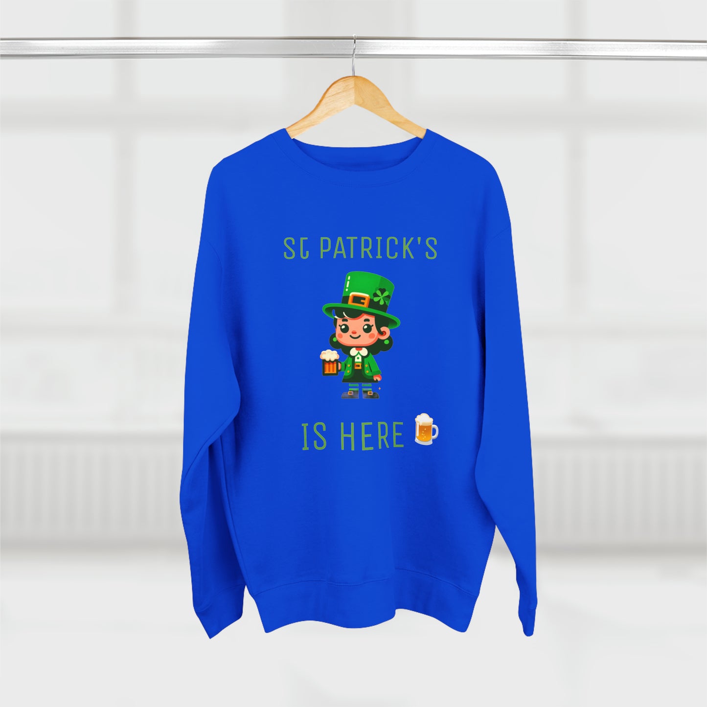 Saint Patrick's Is Here - Unisex Crewneck Sweatshirt