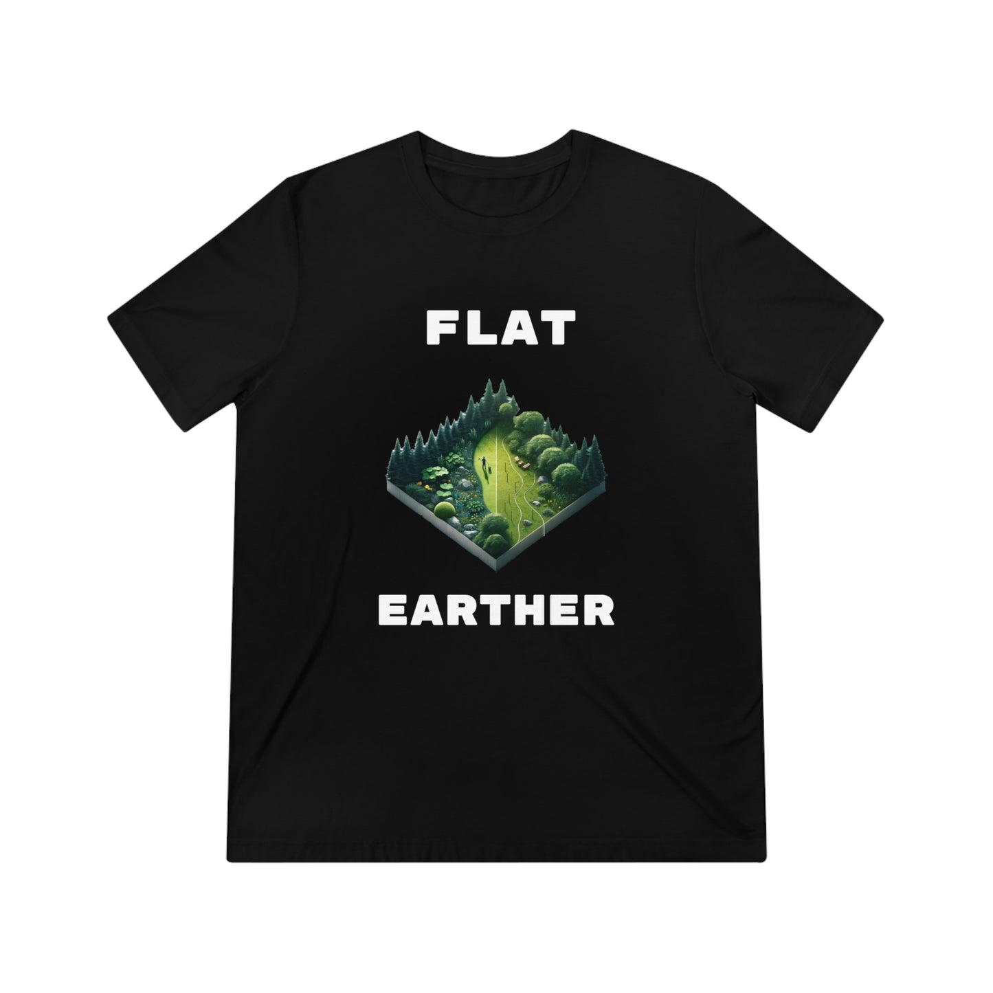 Flat Earther - Unisex Triblend Tee