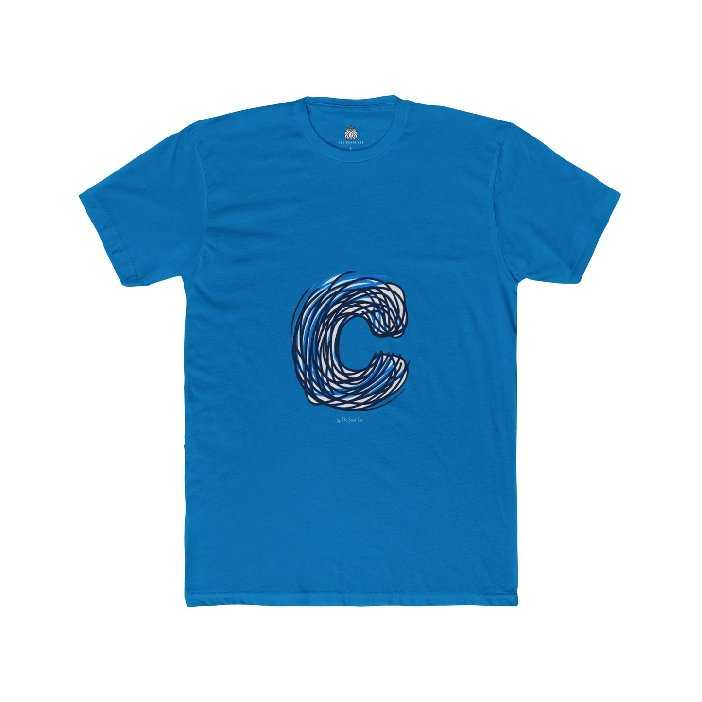 Scribbles (Letter C) T-Shirt - Men
