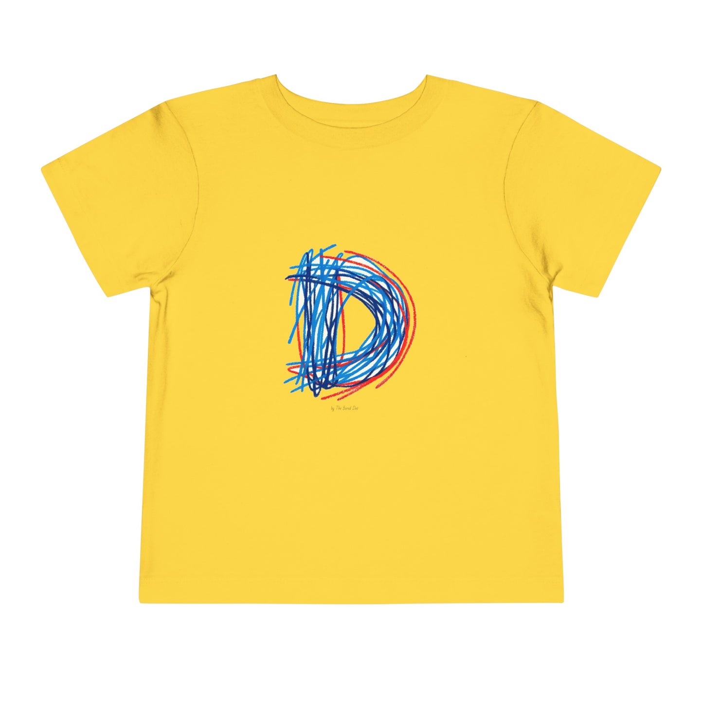 Scribbles (Letter D) T-Shirt - Toddler Short Sleeve Tee