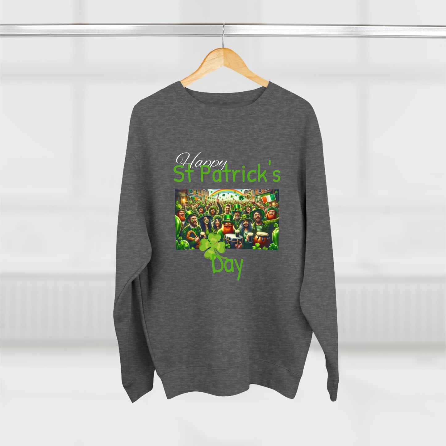 Happy St Patrick's Day - Unisex Crewneck Sweatshirt