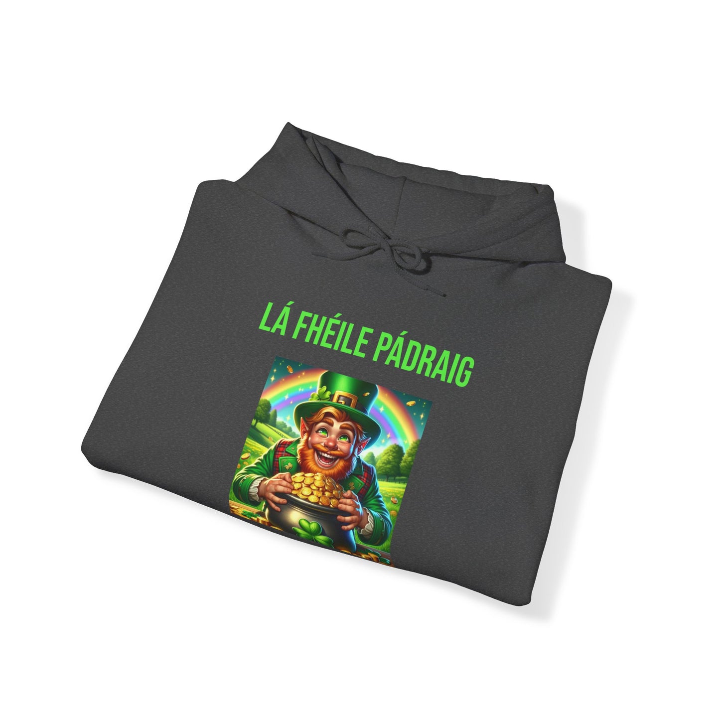 Lá fhéile Pádraig/St Patrick's Day - Unisex Heavy Blend™ Hooded Sweatshirt