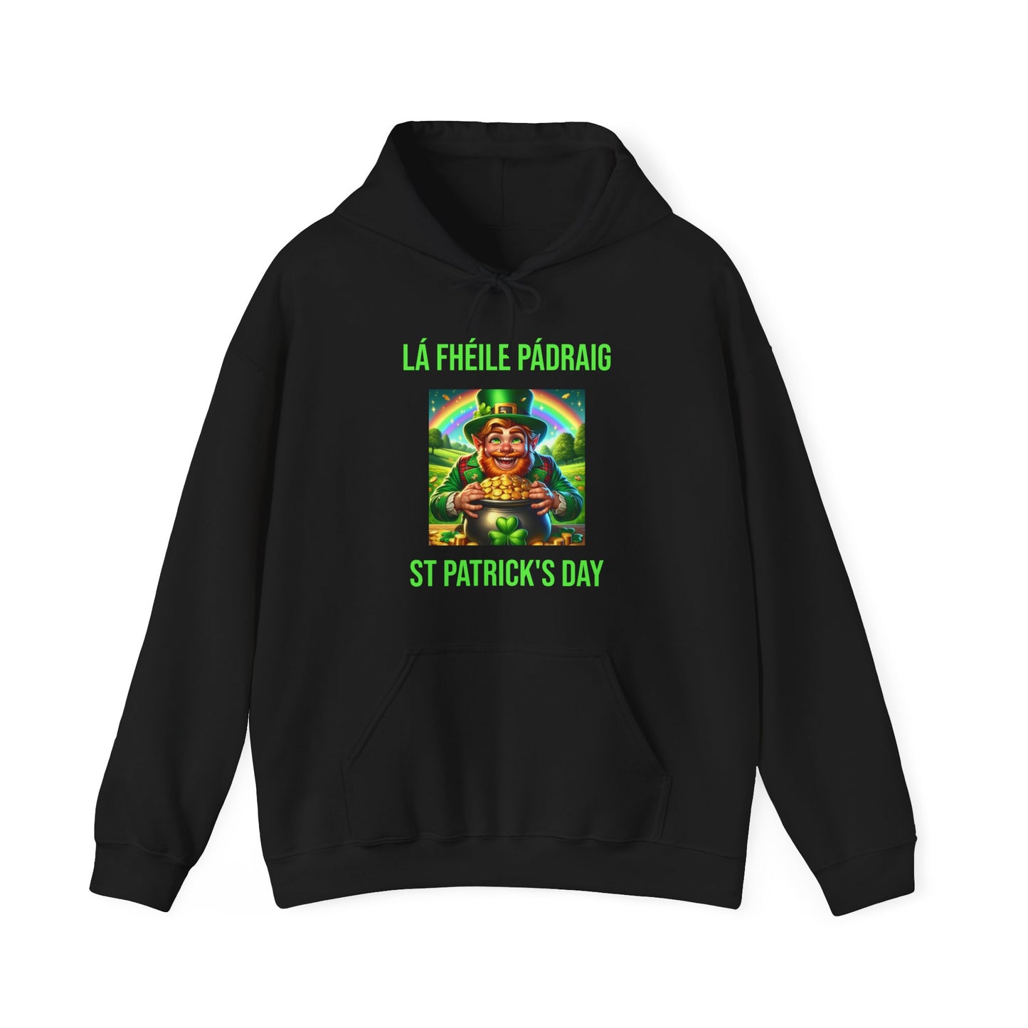 Lá fhéile Pádraig/St Patrick's Day - Unisex Heavy Blend™ Hooded Sweatshirt