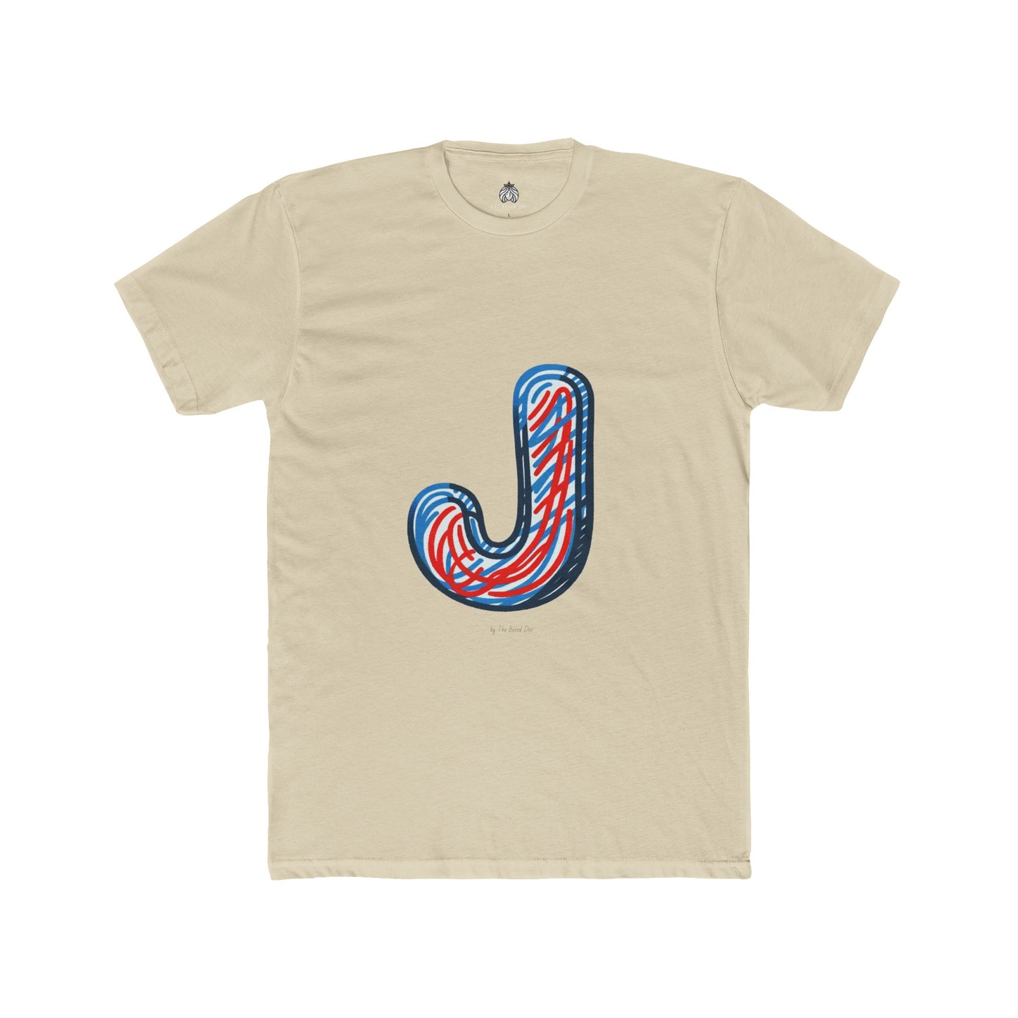 Scribbles (Letter J) T-Shirt - Men