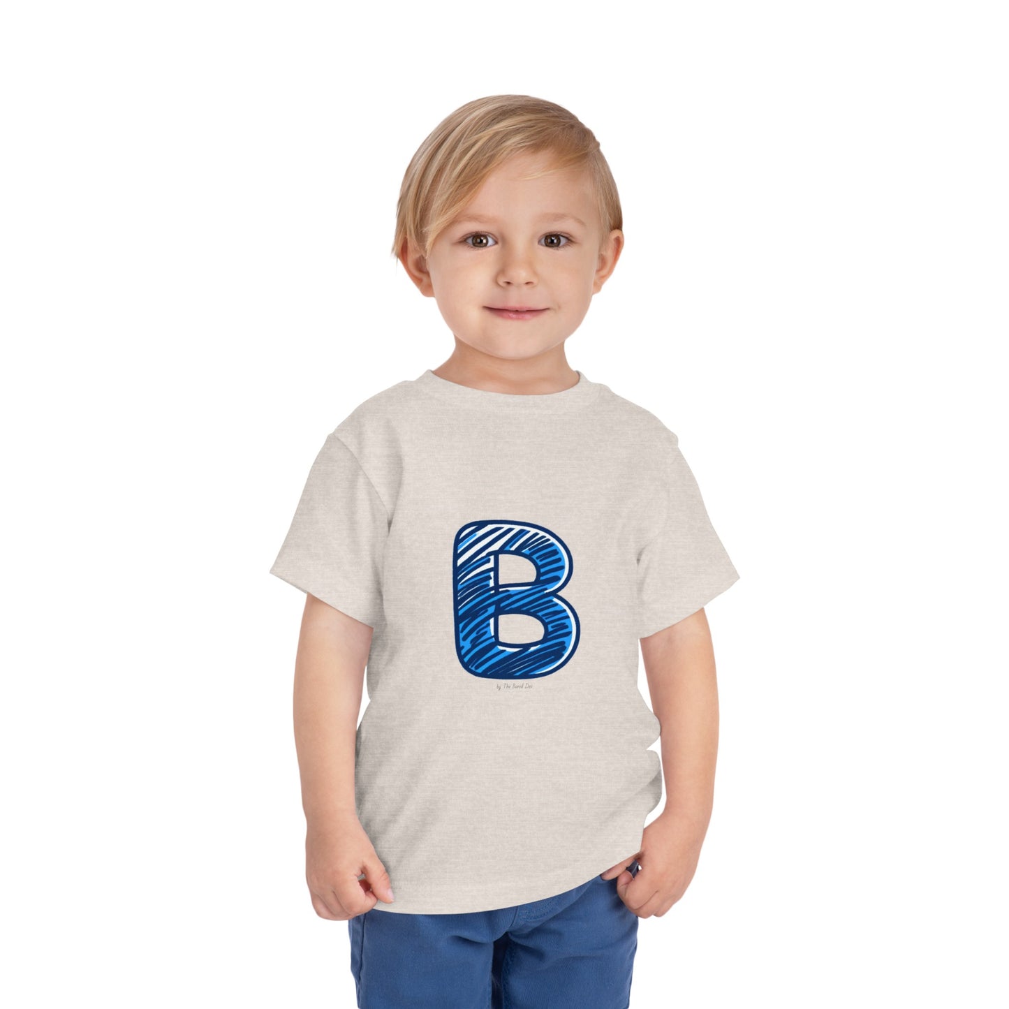 Scribbles (Letter B) T-Shirt - Toddler Short Sleeve Tee