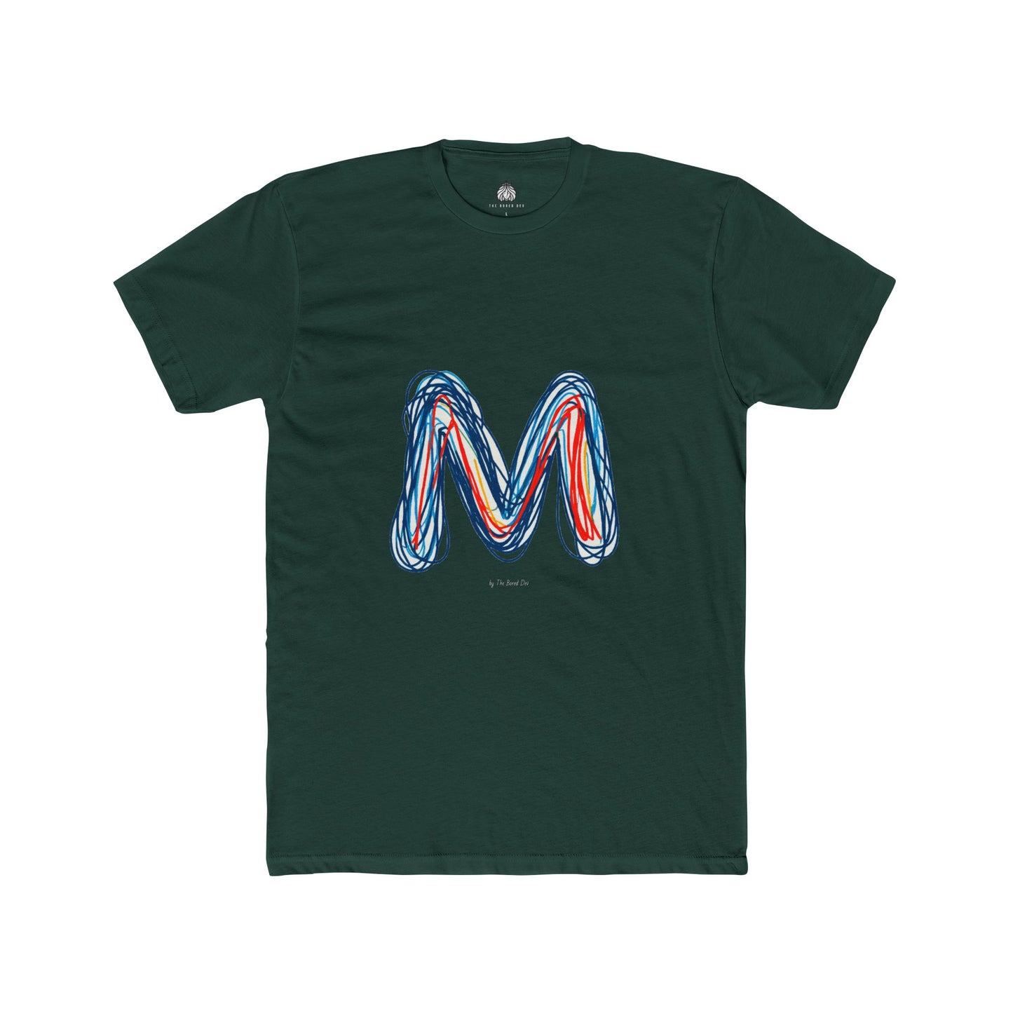 Scribbles (Letter M) T-Shirt - Men